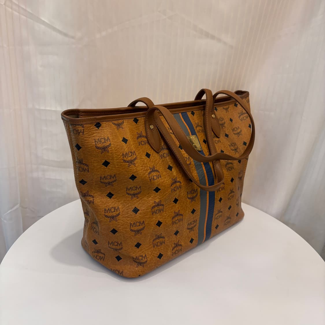 정품 MCM 황토 비세토스 숄더백     상품이미지2