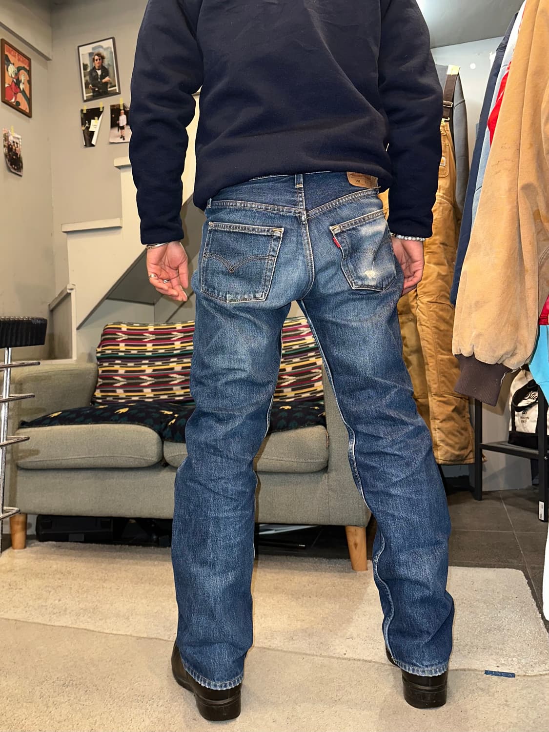 Early 00’s Levi’s 501 553 USA denim pant 상품이미지2