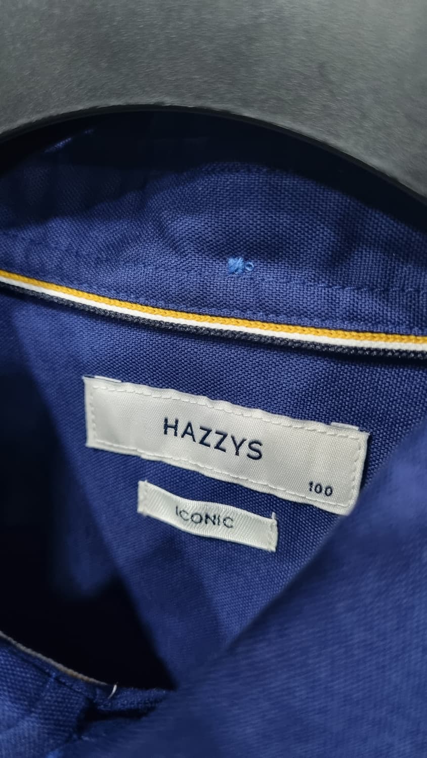 헤지스(hazzys) 블루 남성용 기본셔츠 남방 100~105 상품이미지3