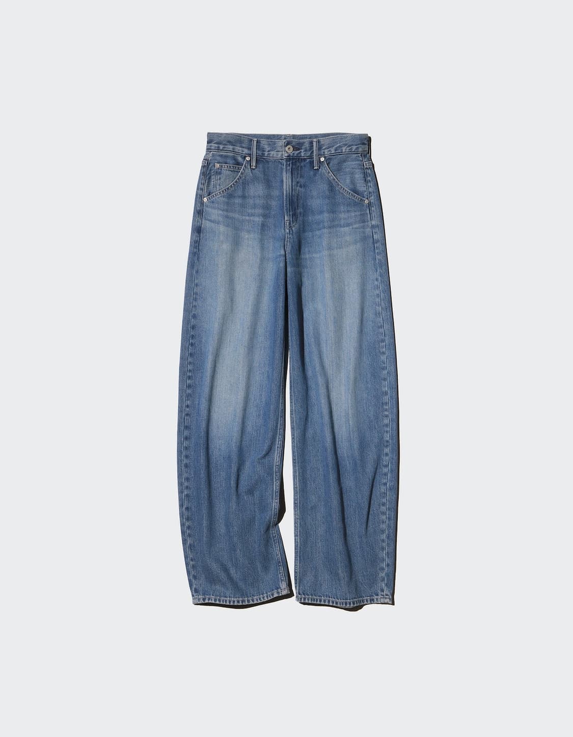 유니클로 배기커브진 Blue 25size 상품이미지1