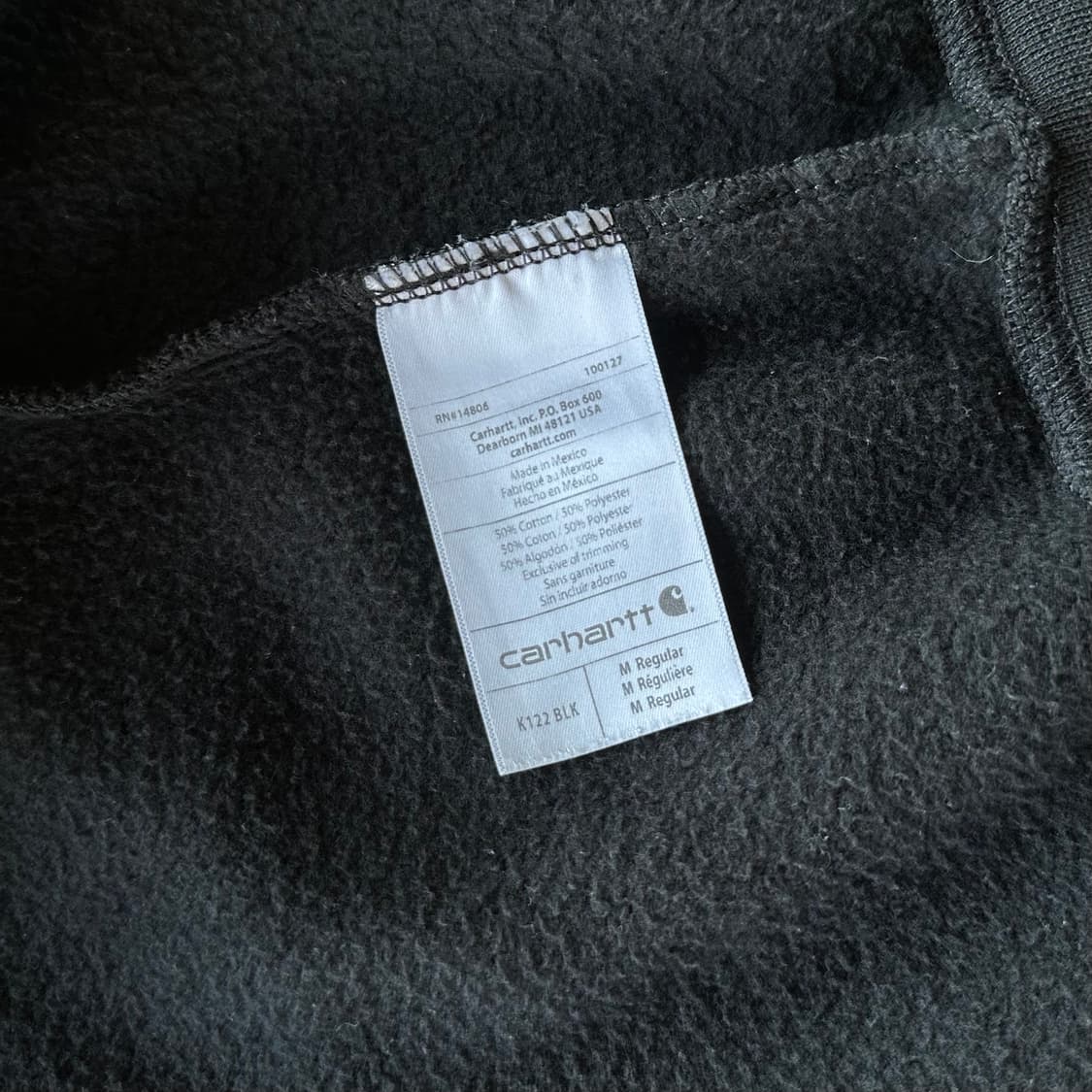 [L]칼하트 미드웨이트 기모 후드집업 상품이미지9