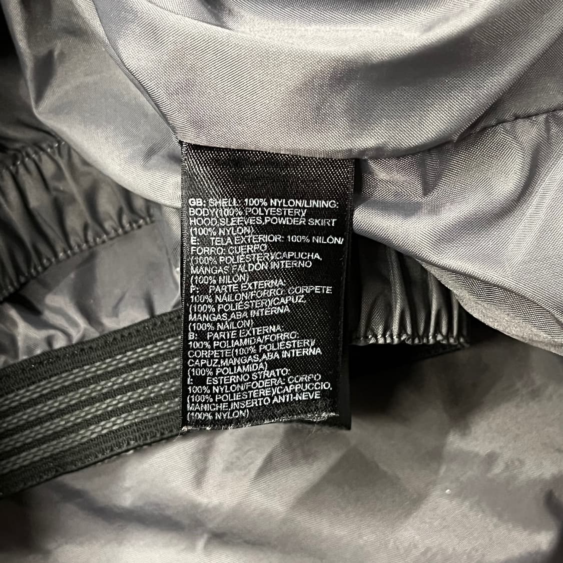 [정품/M] 노스페이스 바람막이 블랙 그레이 b14 상품이미지6