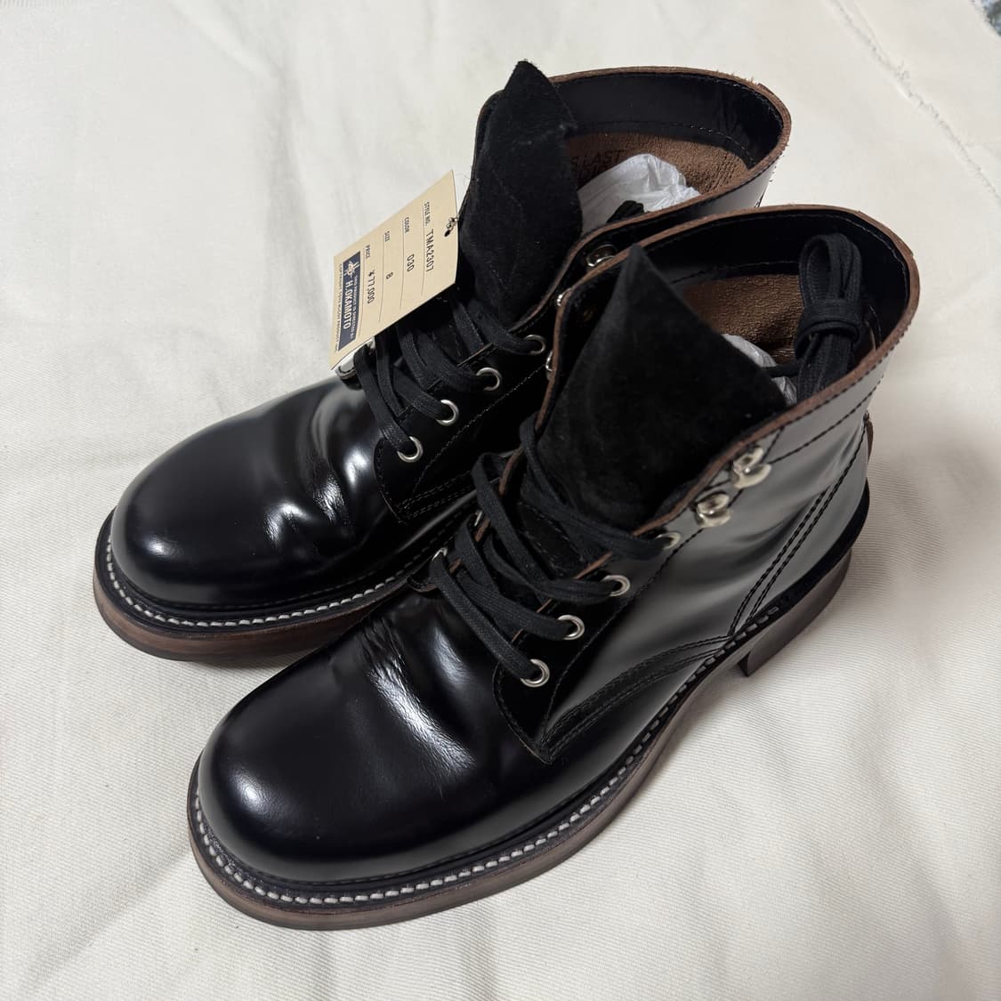 [8, 260]토이즈맥코이 "SAXON" 색슨 글래스 레더 워크 부츠 상품이미지5