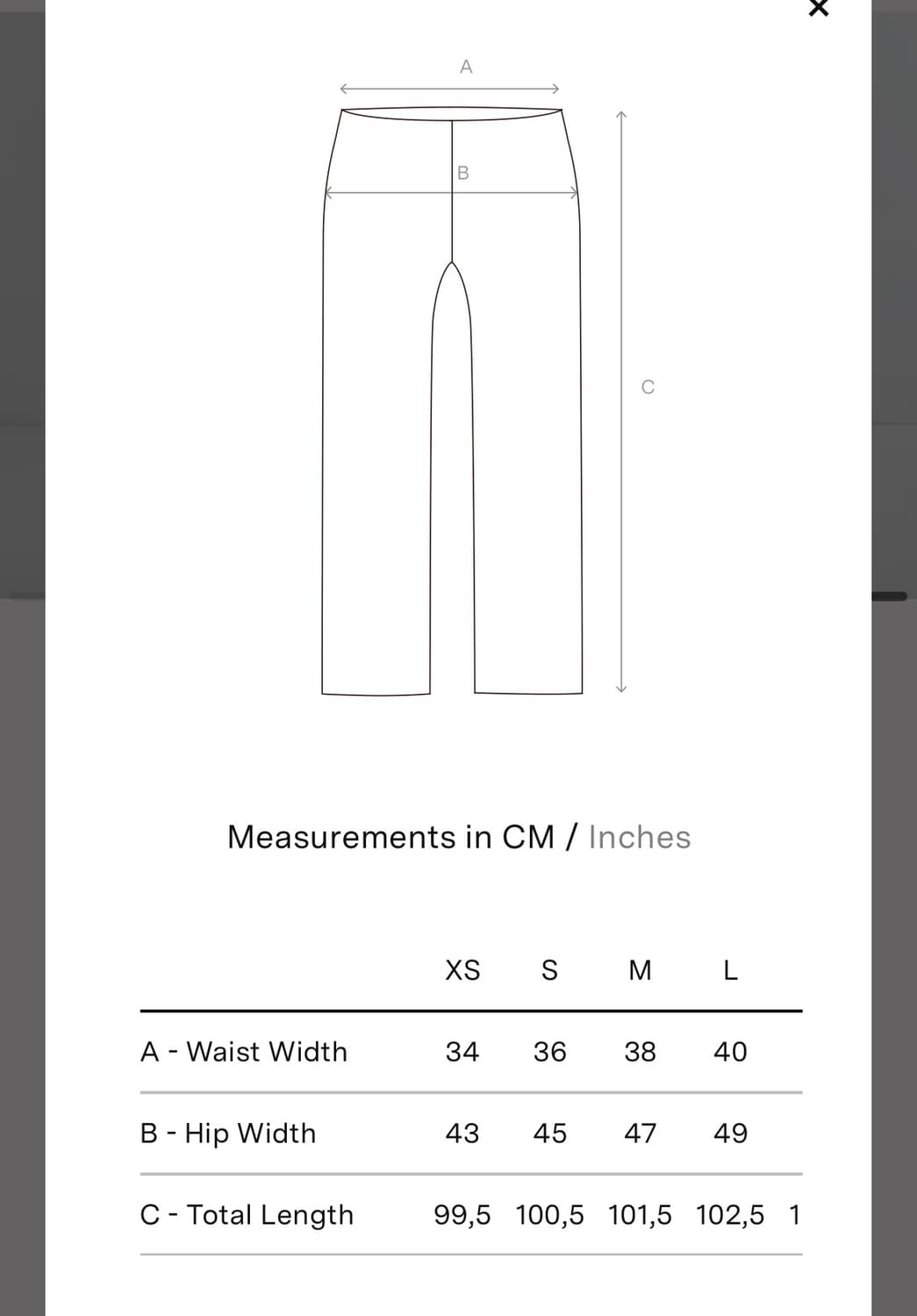 [32,34,36]기마구아스 Amor 홀스빗 팬츠/그레이 상품이미지6