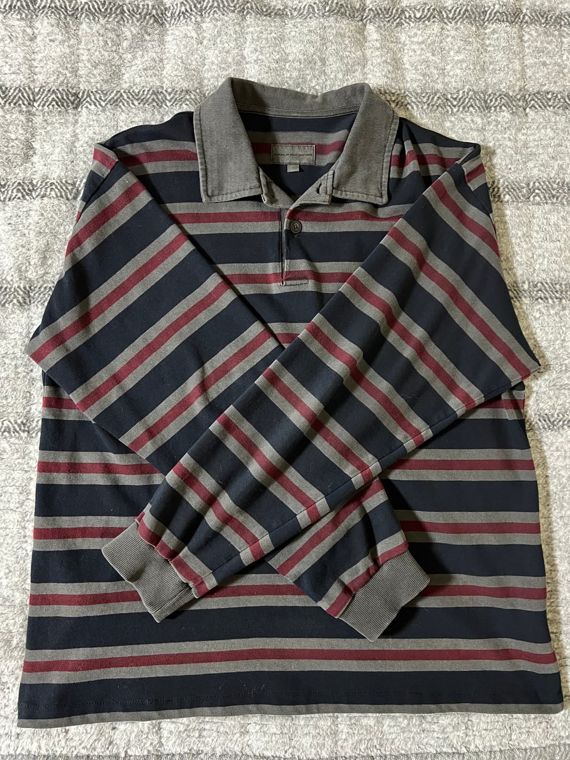 엔도어 스트라이프 롱슬리브 그레이 상품이미지2