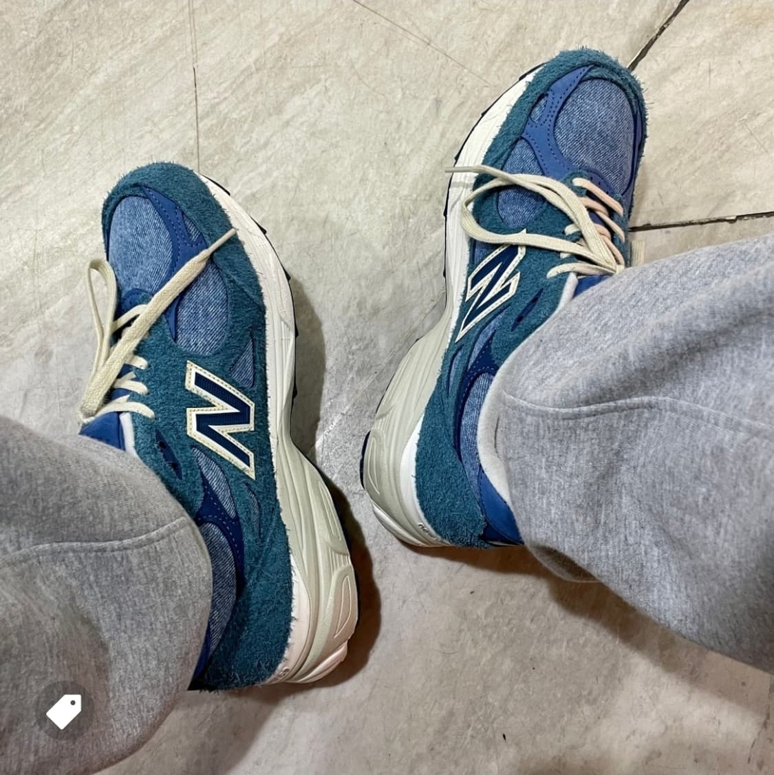 신품 뉴발란스 x 리바이스  280 990v3 blue levi's 상품이미지9