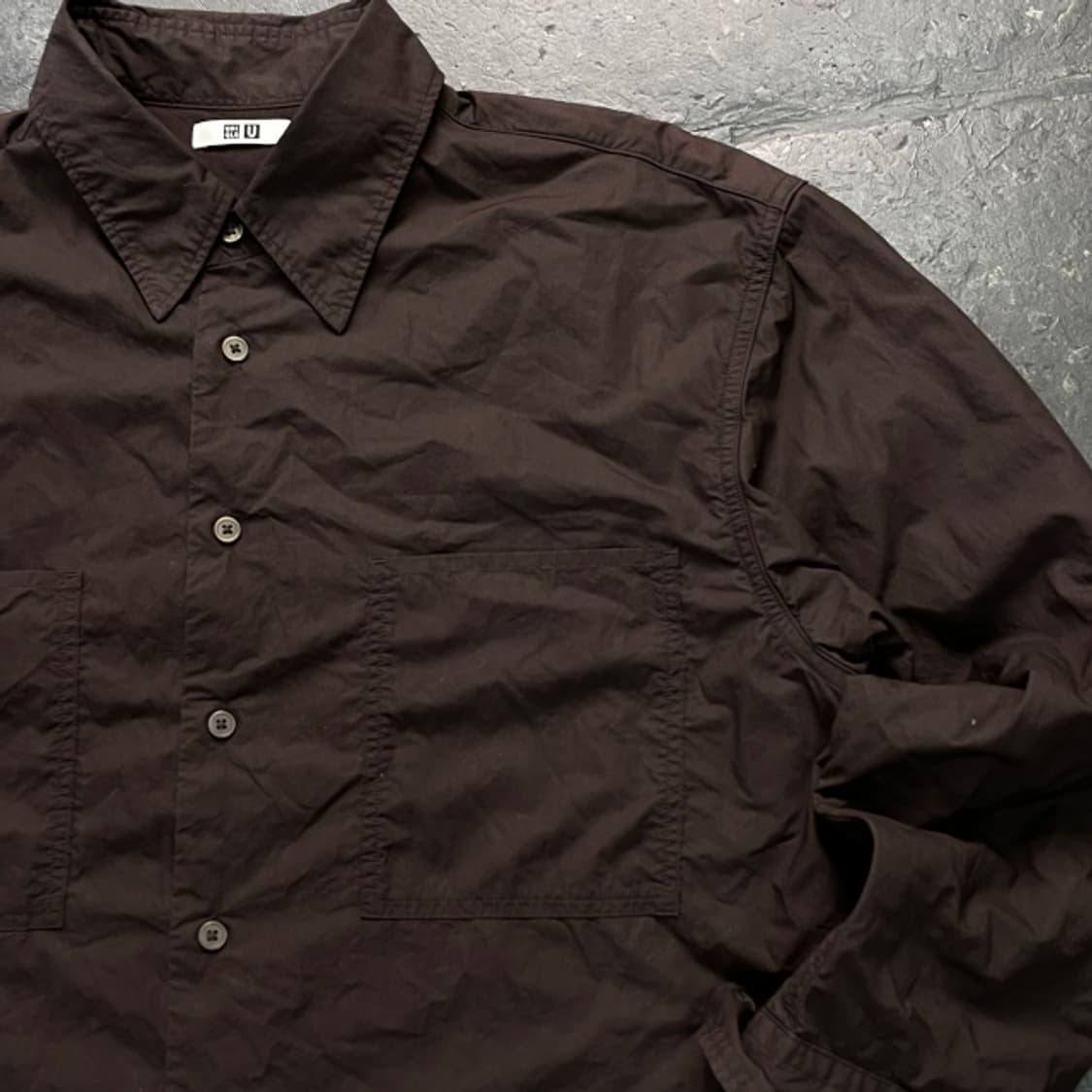 100 유니클로 U 유틸리티 오버핏 셔츠 상품이미지2