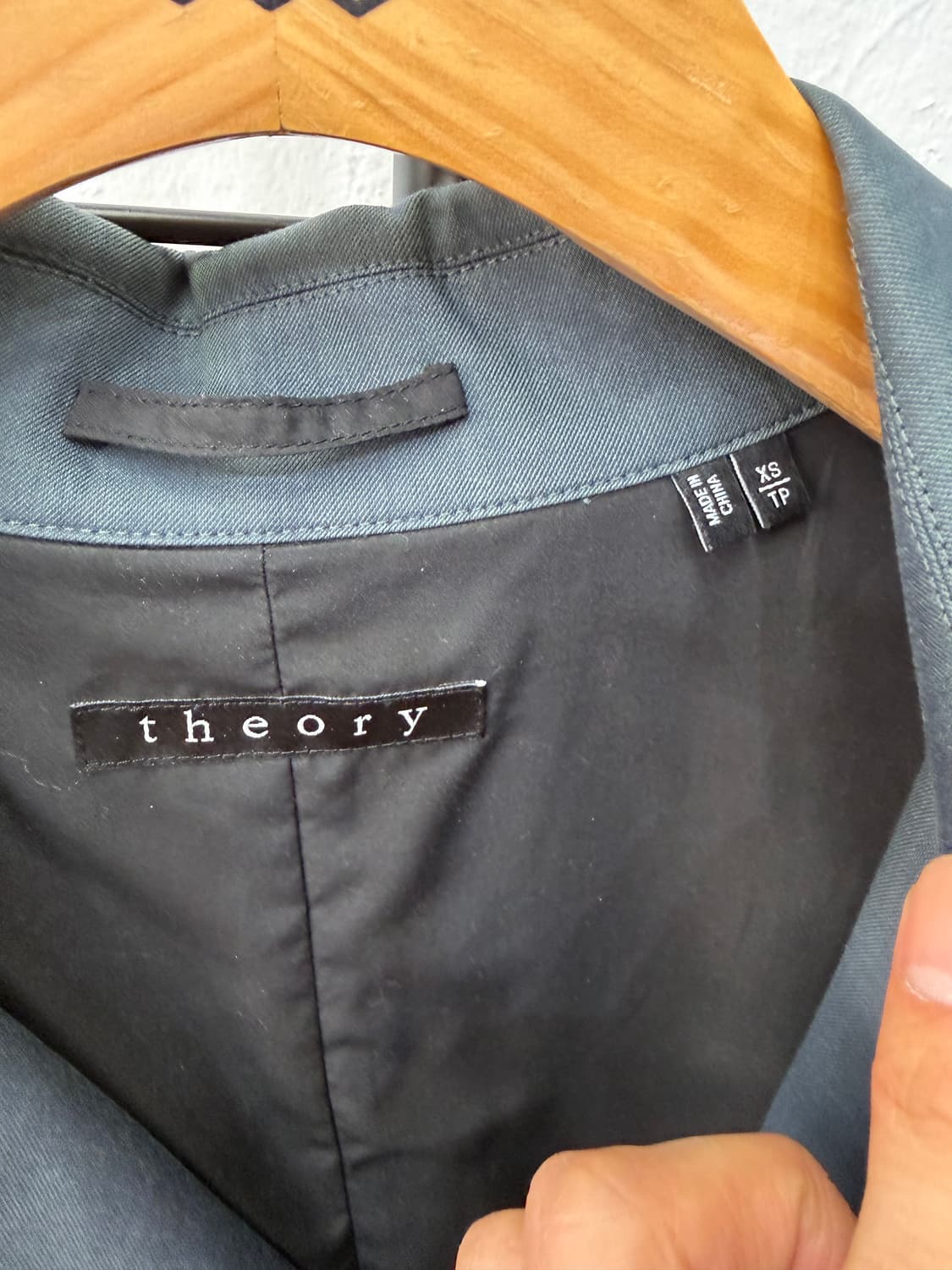 정품) Theory 띠어리 루즈핏 트렌치 코트 XS 상품이미지8