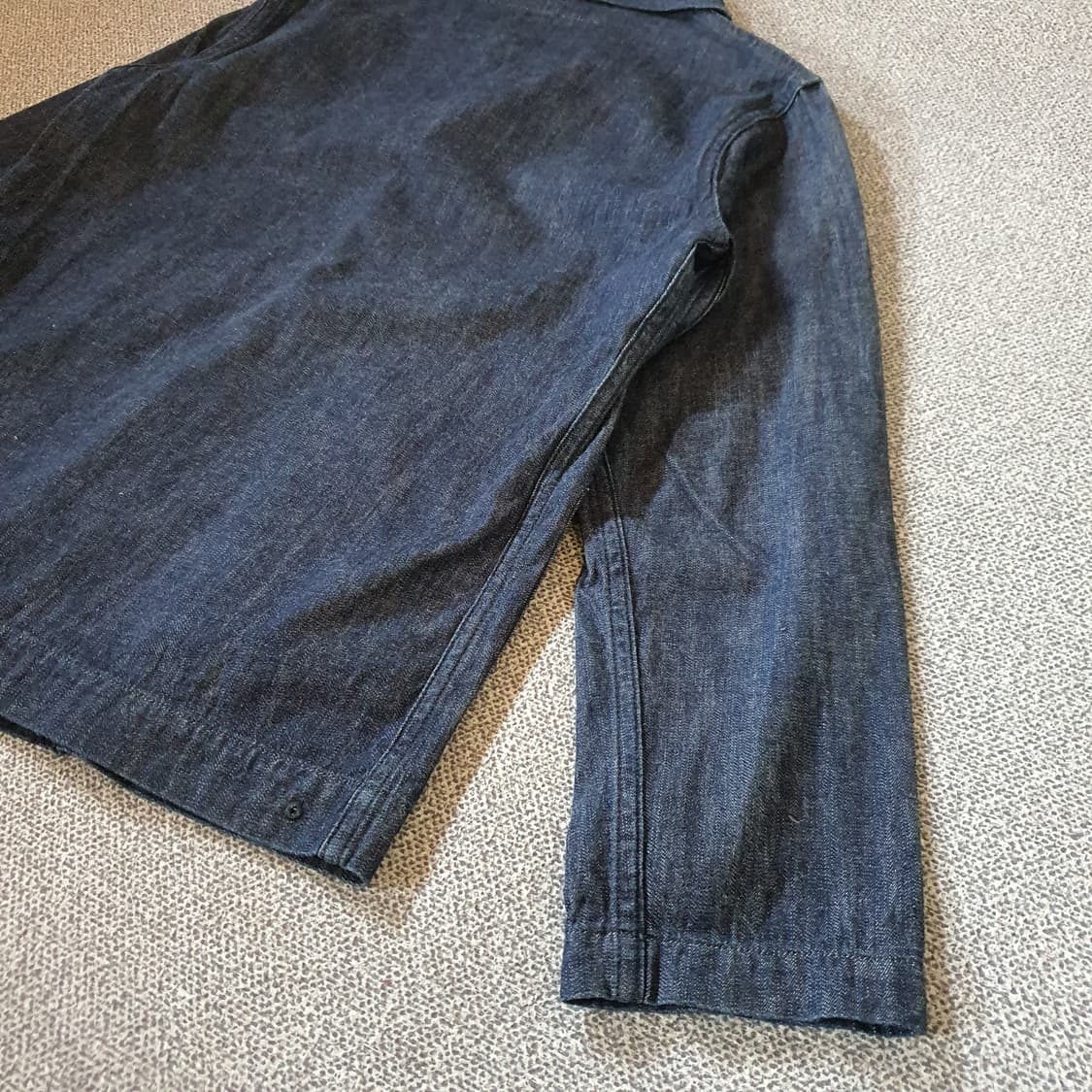 리얼맥코 USN 데님 숄 칼라 던가리 점퍼 상품이미지9