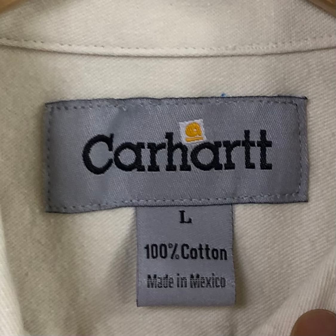 XL 칼하트 아이보리 워크 셔츠 상품이미지3