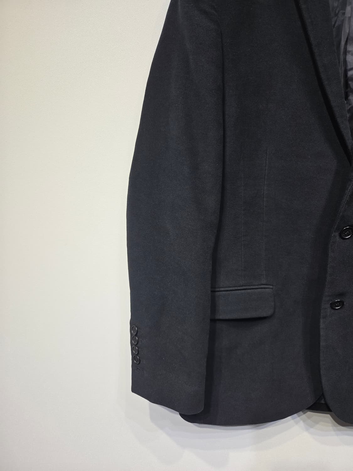 쟈딕앤볼테르 코튼 몰스킨 블랙 블레이저 자켓 상품이미지4