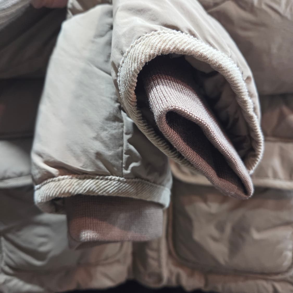 SPAO 뽀글이 카라 오버핏 패딩 점퍼 상품이미지4