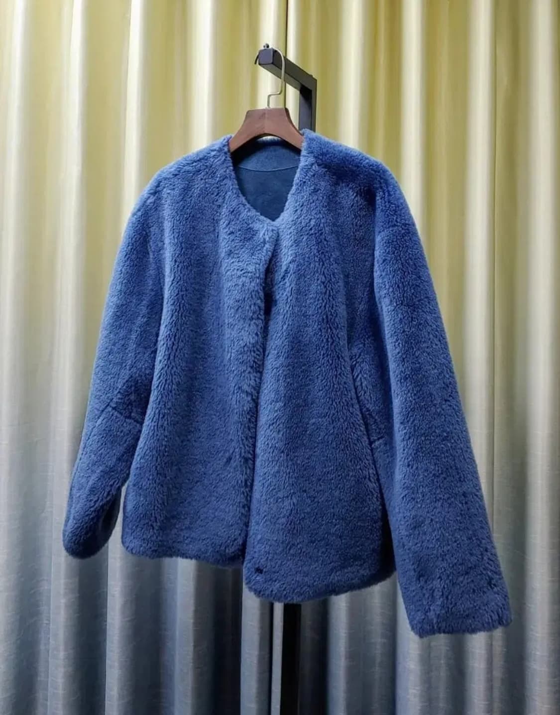 씨티지 호주산 양모100 리버시블 하프코트 / 프리 상품이미지9