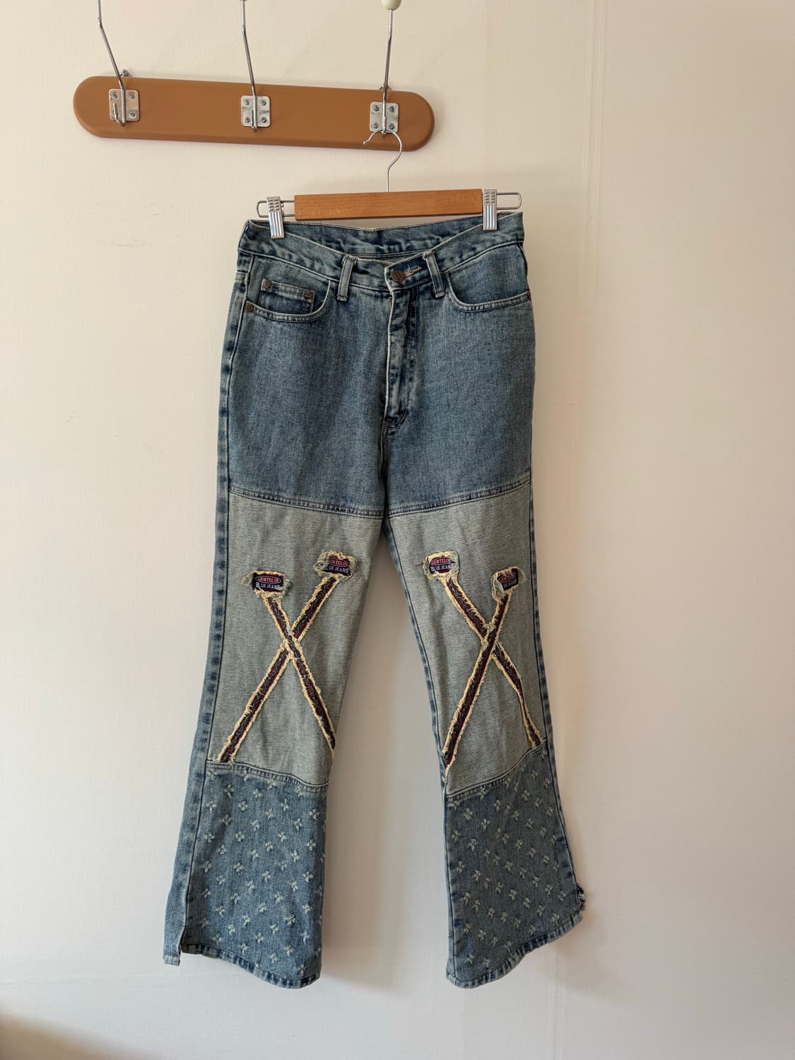 데님 자수 부츠컷 팬츠 상품이미지7