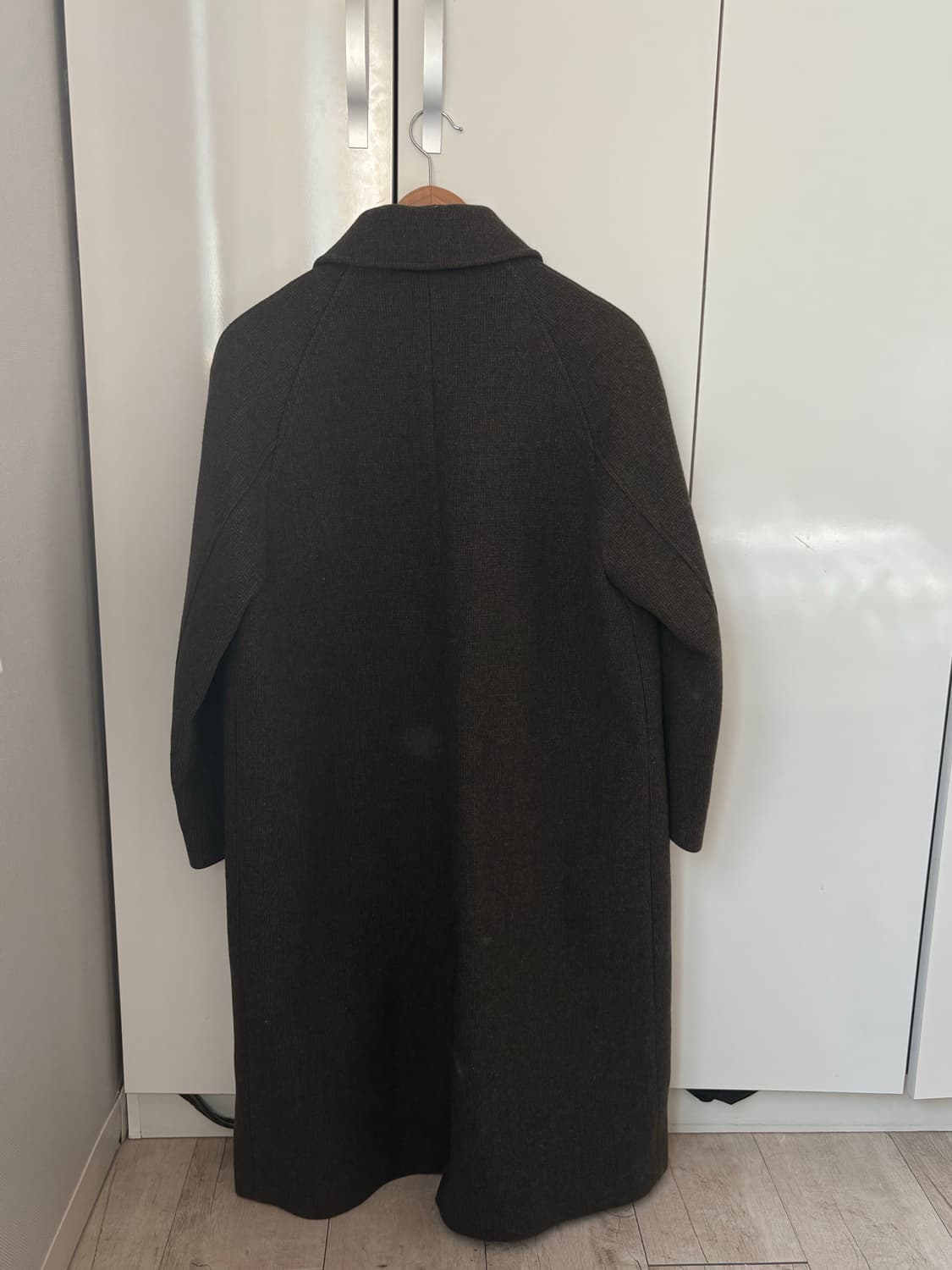 노멜렛 브레스트 울 코트 브라운 상품이미지4