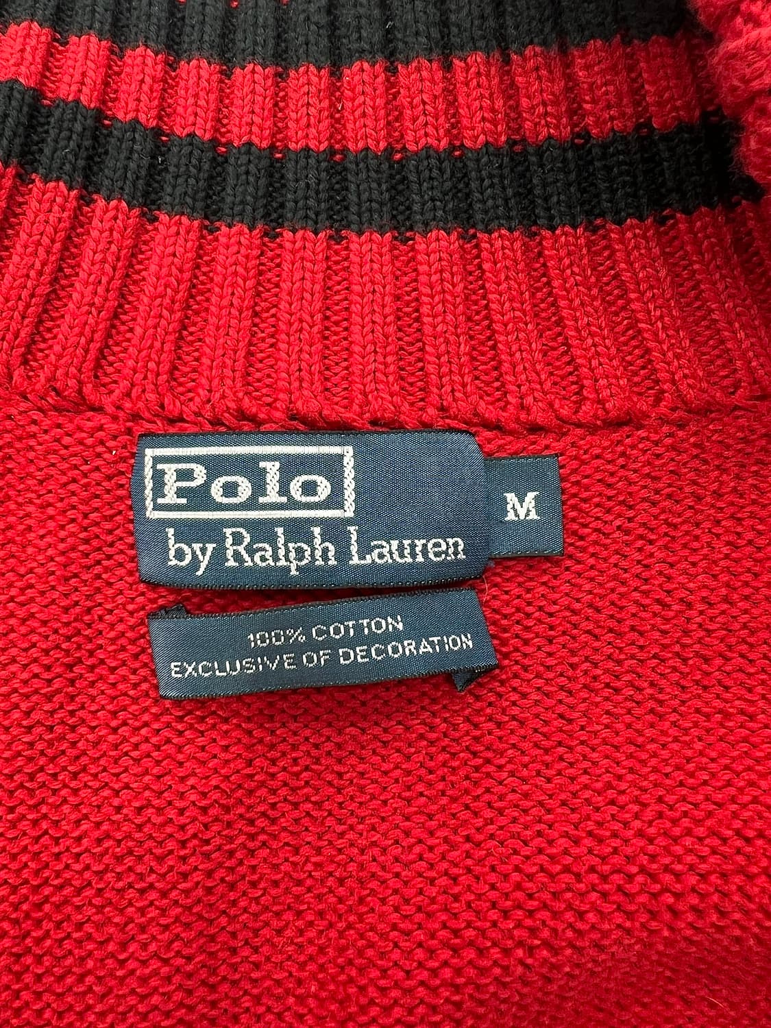 폴로 랄프로렌 레드 치프키프 마드리드 패치업 니트 집업 자켓 상품이미지7