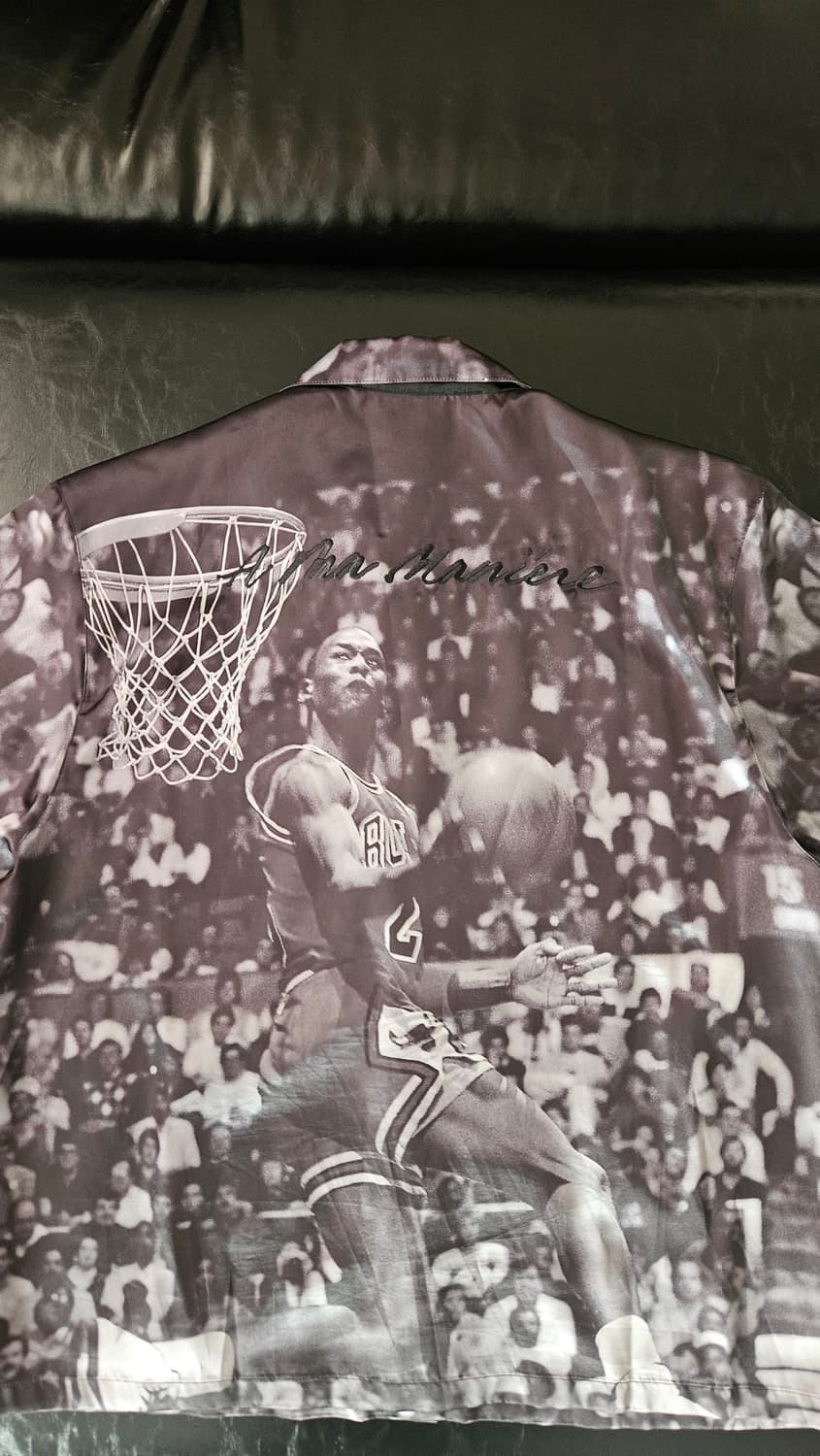 아 마 마니에르 x 조던 사틴 버튼업 셔츠 상품이미지6