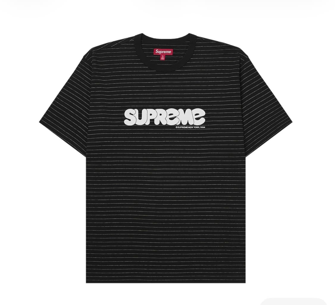 (XXL) 슈프림 버블 숏슬리브 탑 블랙 – 25SS 판매합니다. 상품이미지1