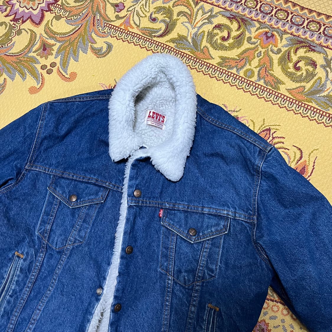 1980s vintage Levi’s Sherpa Trucker Jack 상품이미지2