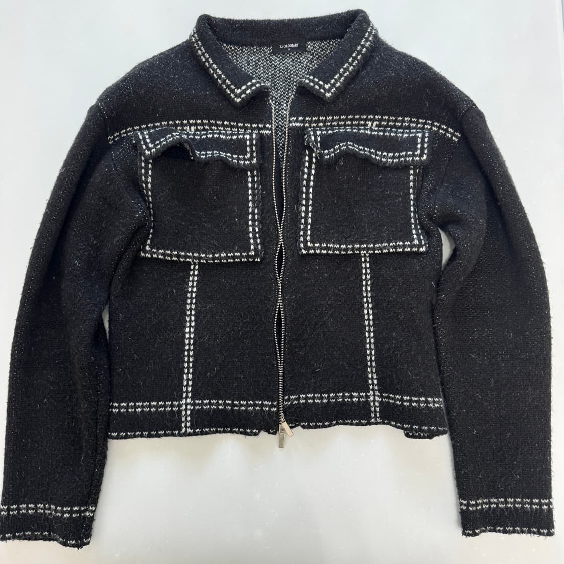 X:ORDINARY 엑스오디너리 벨벳, 스티치 자켓 일괄 상품이미지3