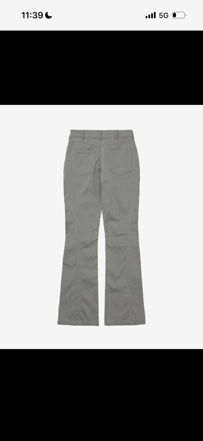 웰빙익스프레스 Embroidered Line Pants Grey s사이즈 상품이미지2