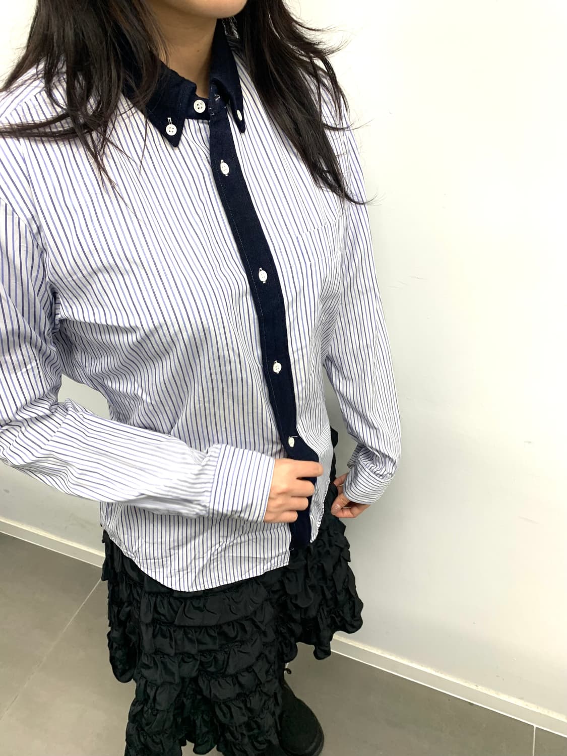 꼼데가르송 옴므 Deux 스트라이프 셔츠 상품이미지3