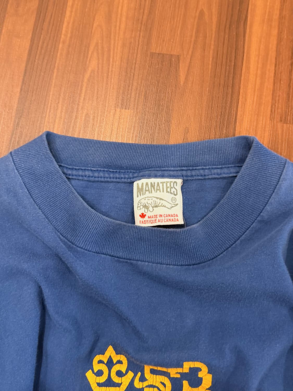 90s Manateees 빈티지 반팔 티셔츠 (made Canada) 상품이미지7