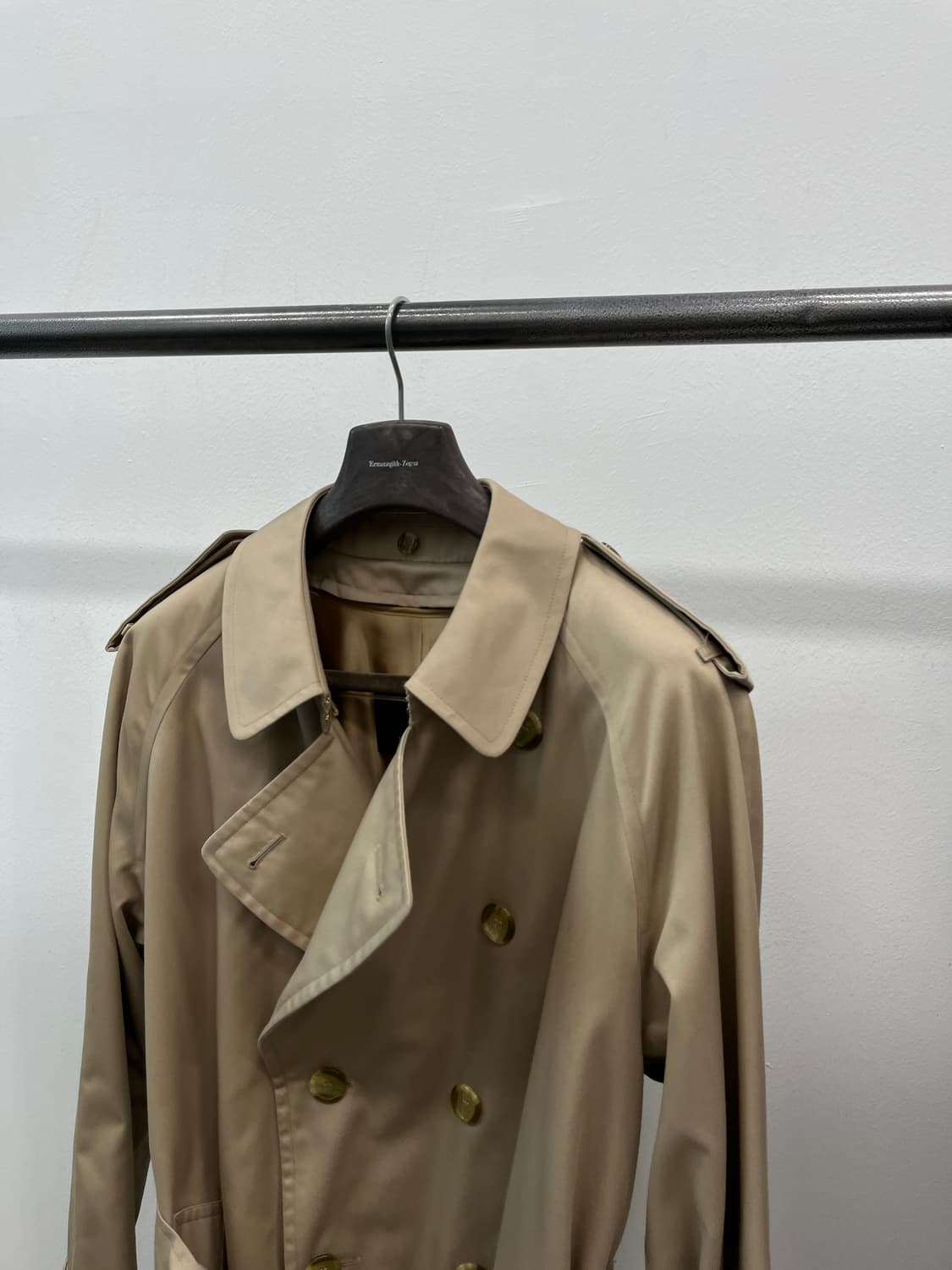 110) 버버리 개버딘 더블 트렌치코트 상품이미지2