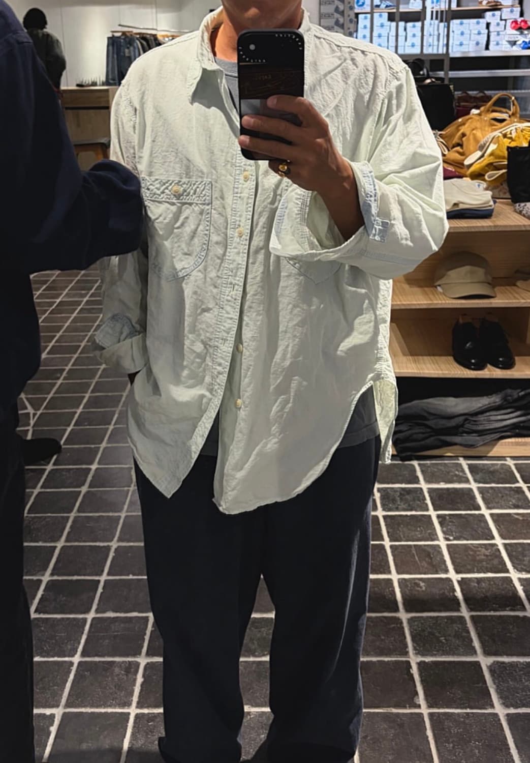 [M] 나이스네스 niceness elmes shirt ice blue 상품이미지2