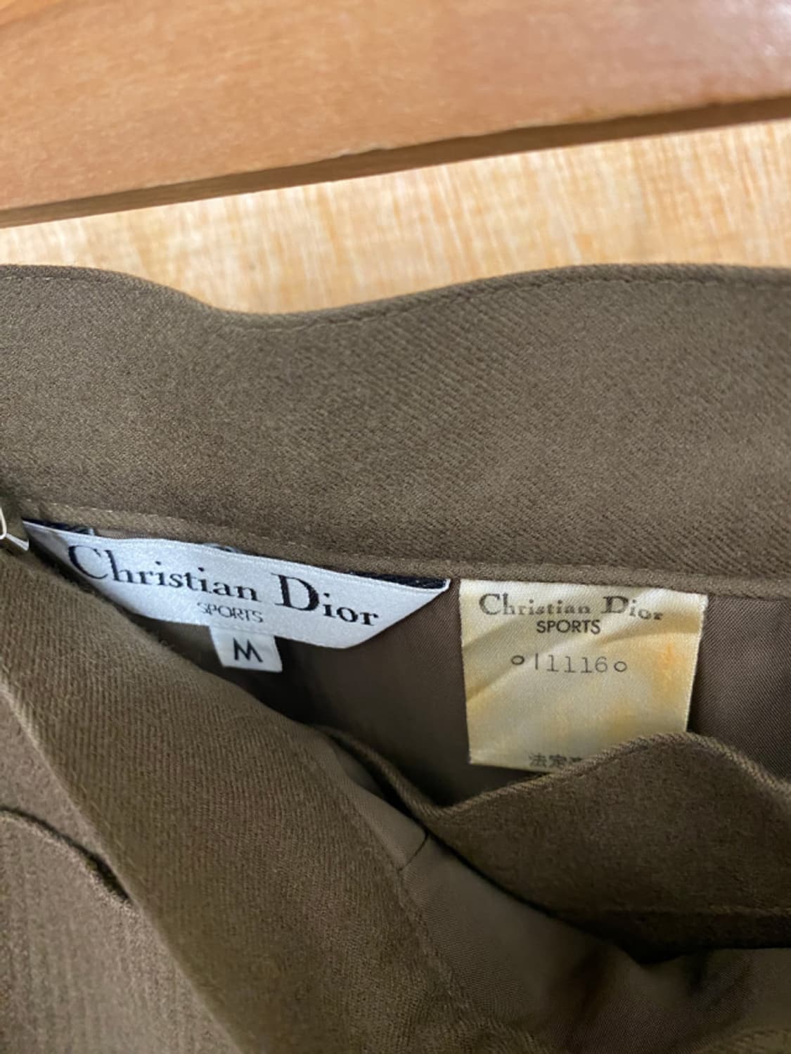 CHRISTIAN DIOR wool skirt 디올 울 랩스커트 상품이미지9