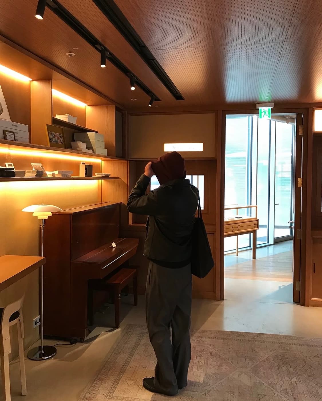 mudule pajama pants / grey stripe 상품이미지2