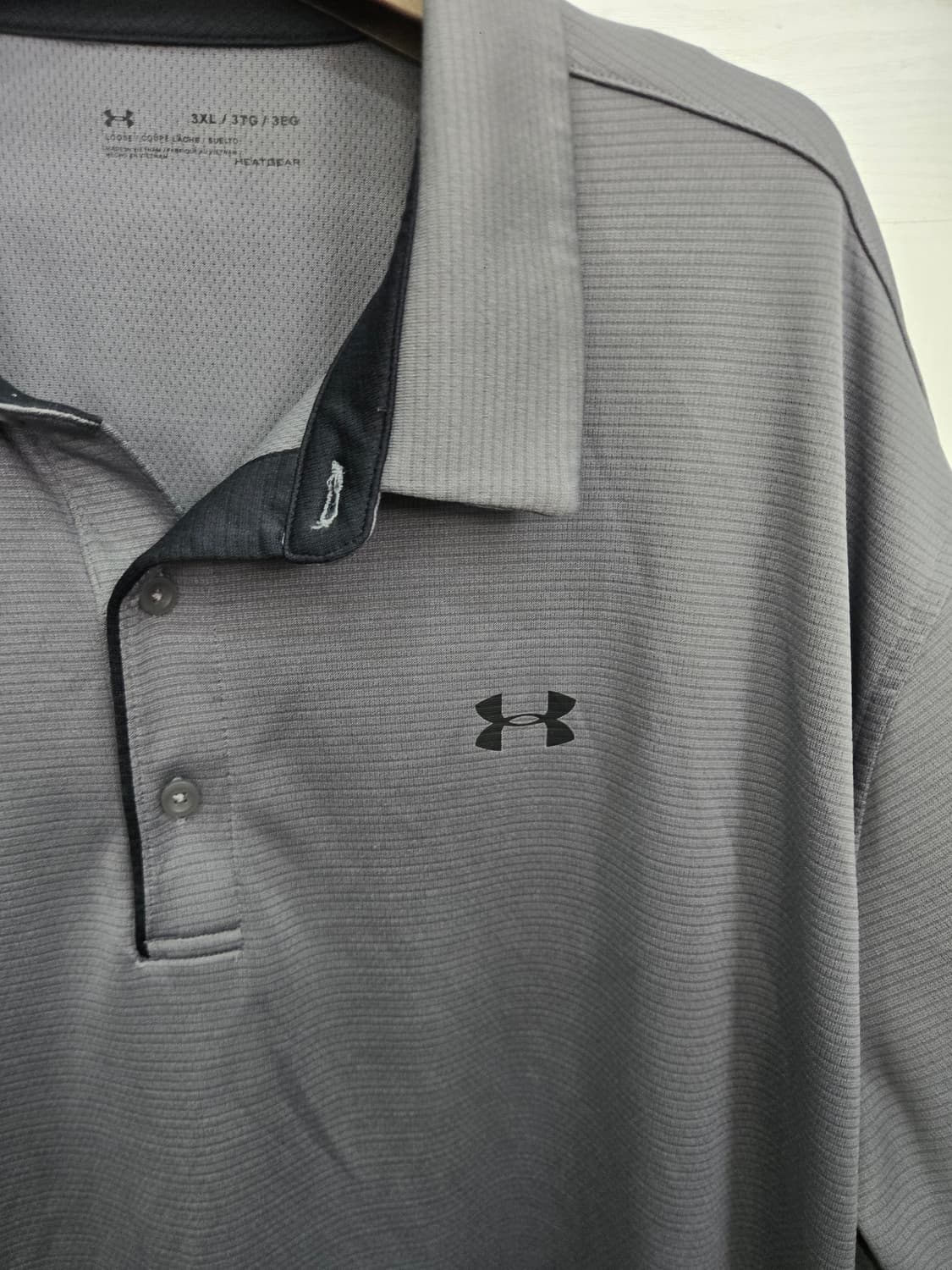 3XL,115 )) UNDER ARMOUR 언더아머 카라 반팔티셔츠! 상품이미지2