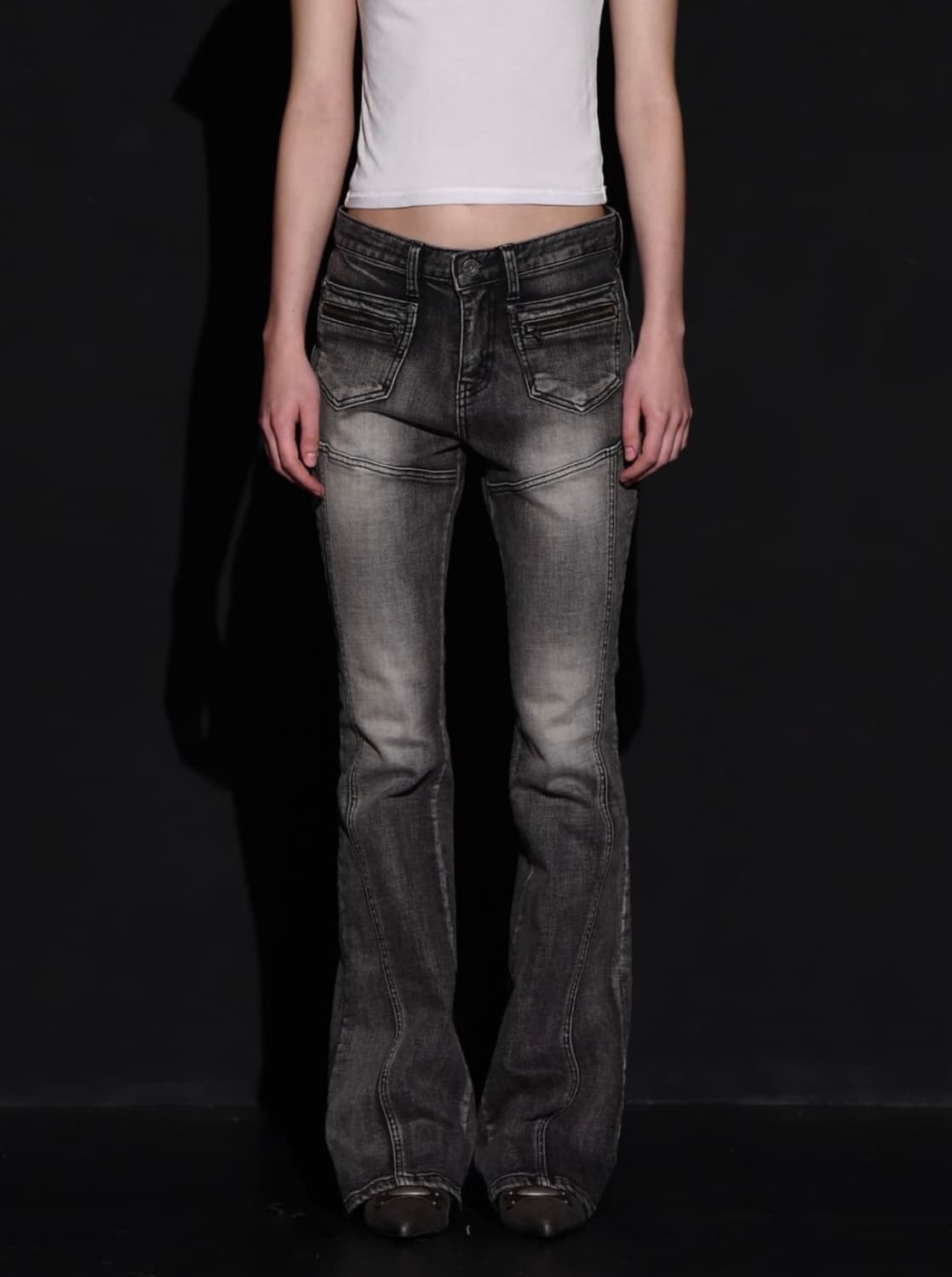 보헤미안서울 프론트 포켓 부츠컷 L  상품이미지1