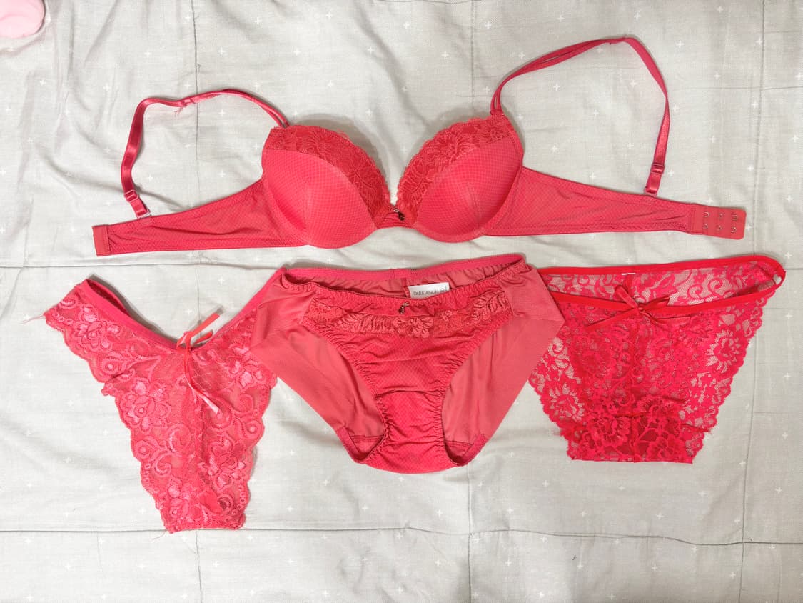 타크엔젤ㅡ 레이스 장식 여성 속옷 세트/섹시 레이스 망사 상품이미지1