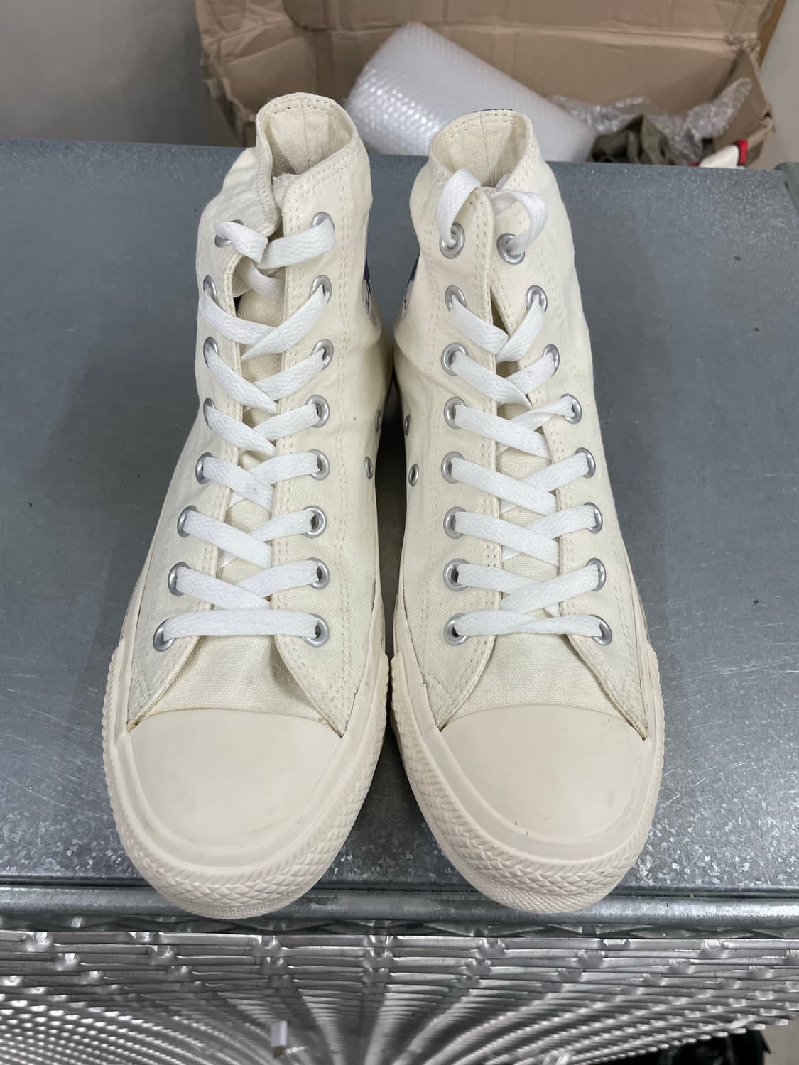 컨버스 x 플레이 꼼데가르송 하이 화이트 250 (gr-4141) 상품이미지5