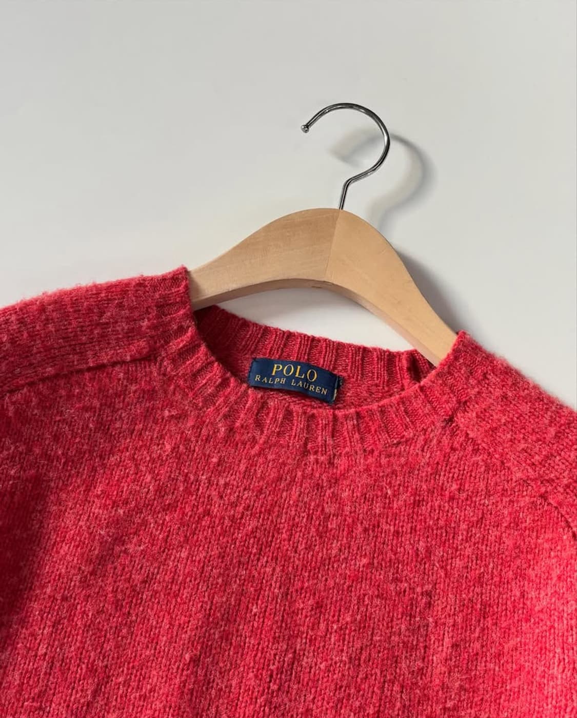 Polo 폴로 랄프로렌 신형 셰이커울 엘보우패치 쉐기독 라운드넥 니트  상품이미지6