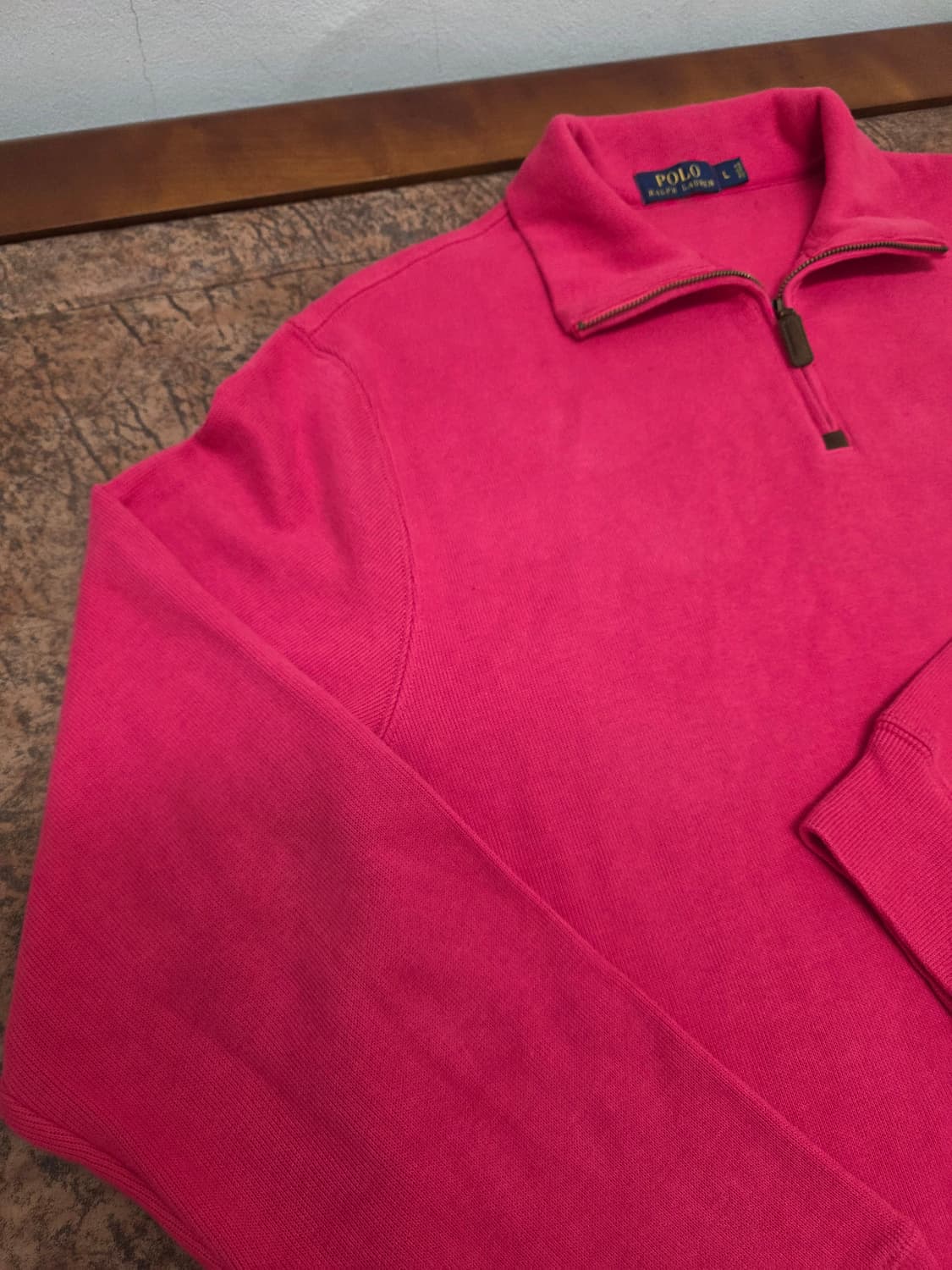 폴로랄프로렌 반집업 니트 L 상품이미지4