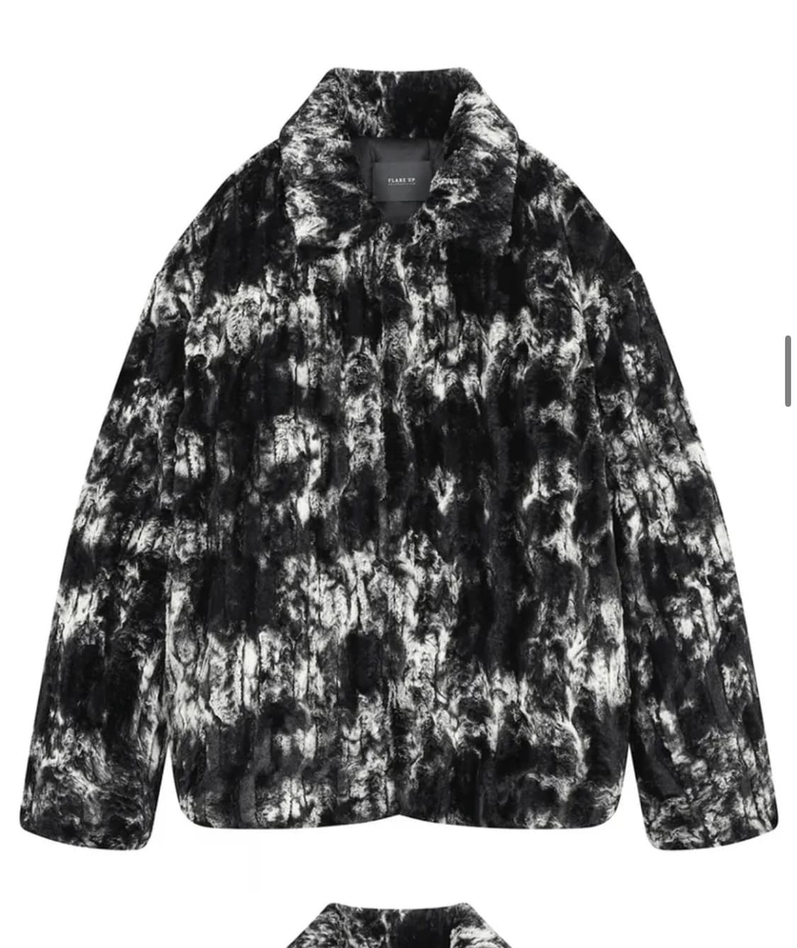 퍼자켓 블랙&화이트 상품이미지3