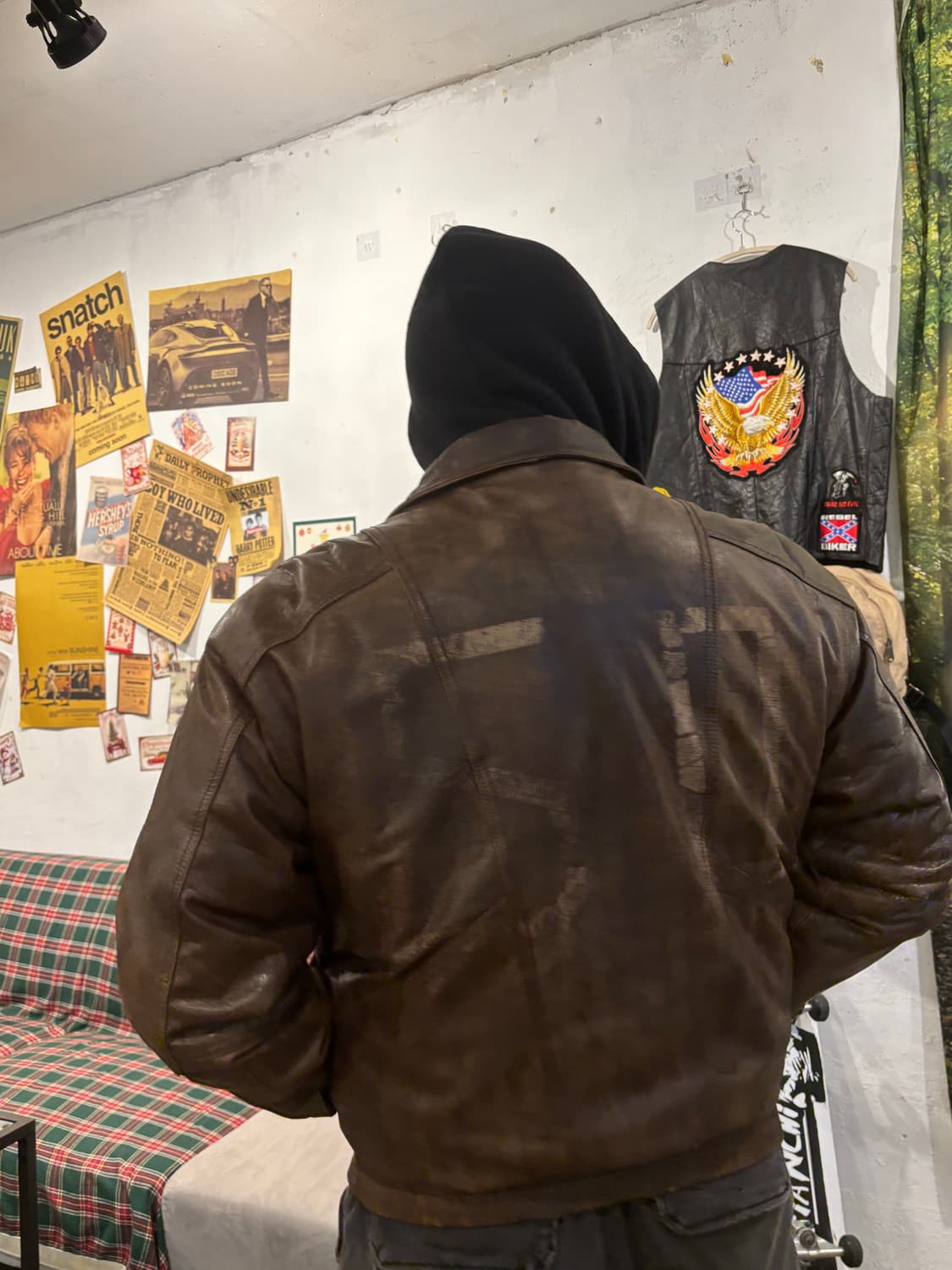 빈티지 가죽 자켓 상품이미지5