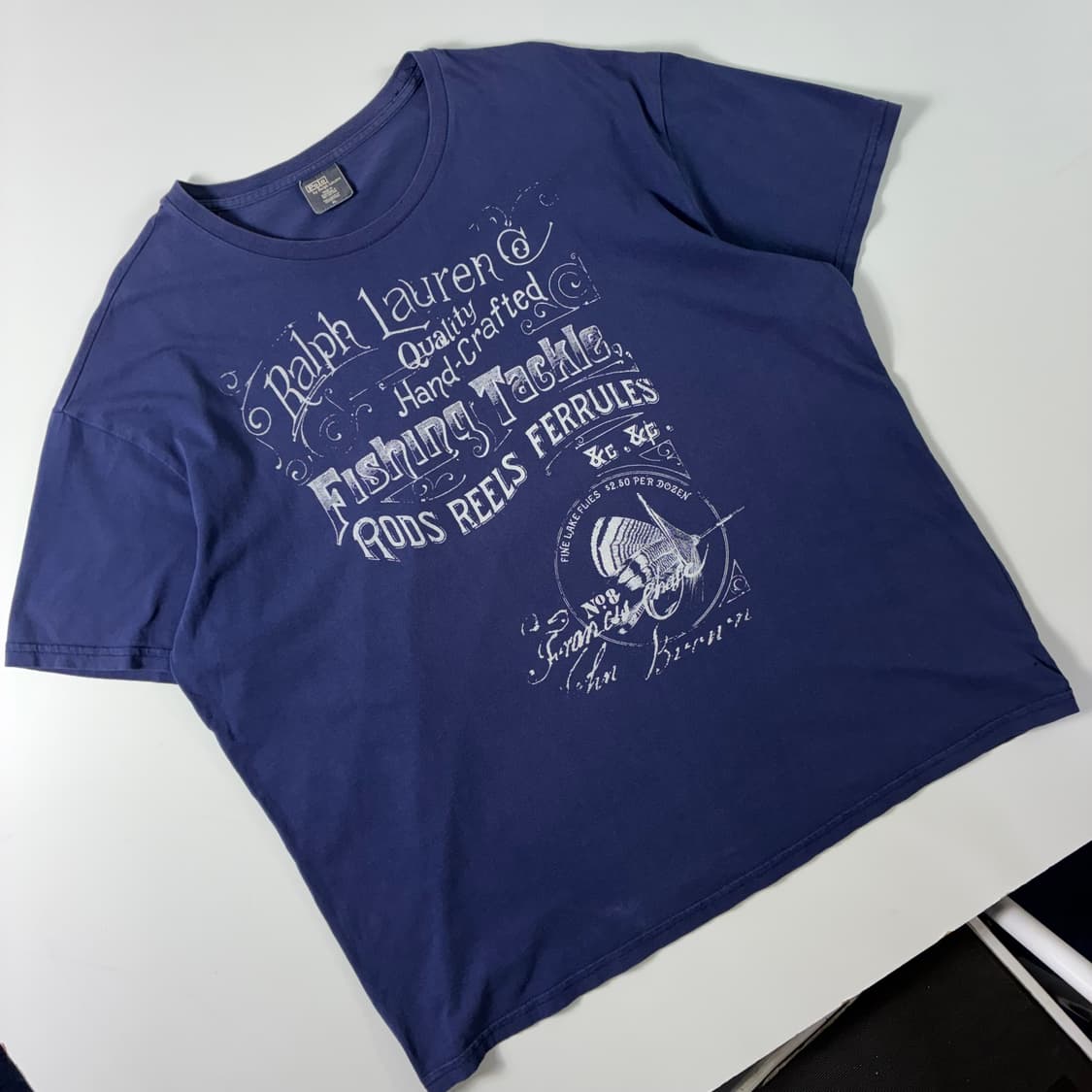 Polo  폴로 랄프로렌 피싱태클 그래픽 네이비 반팔티  상품이미지2