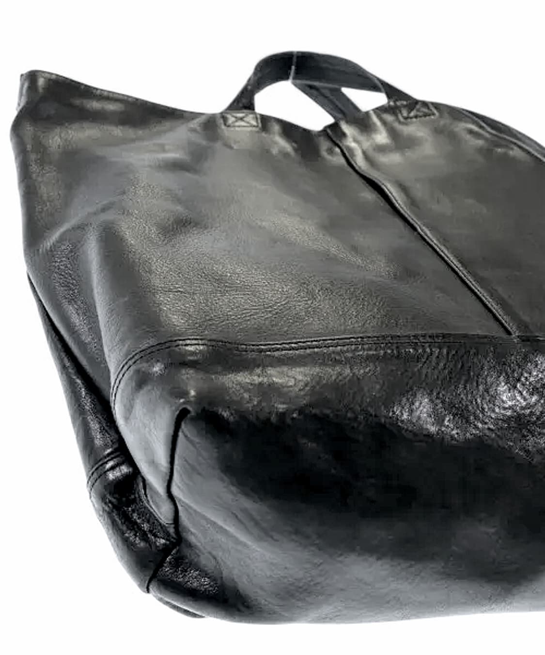 마가렛 호웰 카프스킨 토트백 블랙 상품이미지6