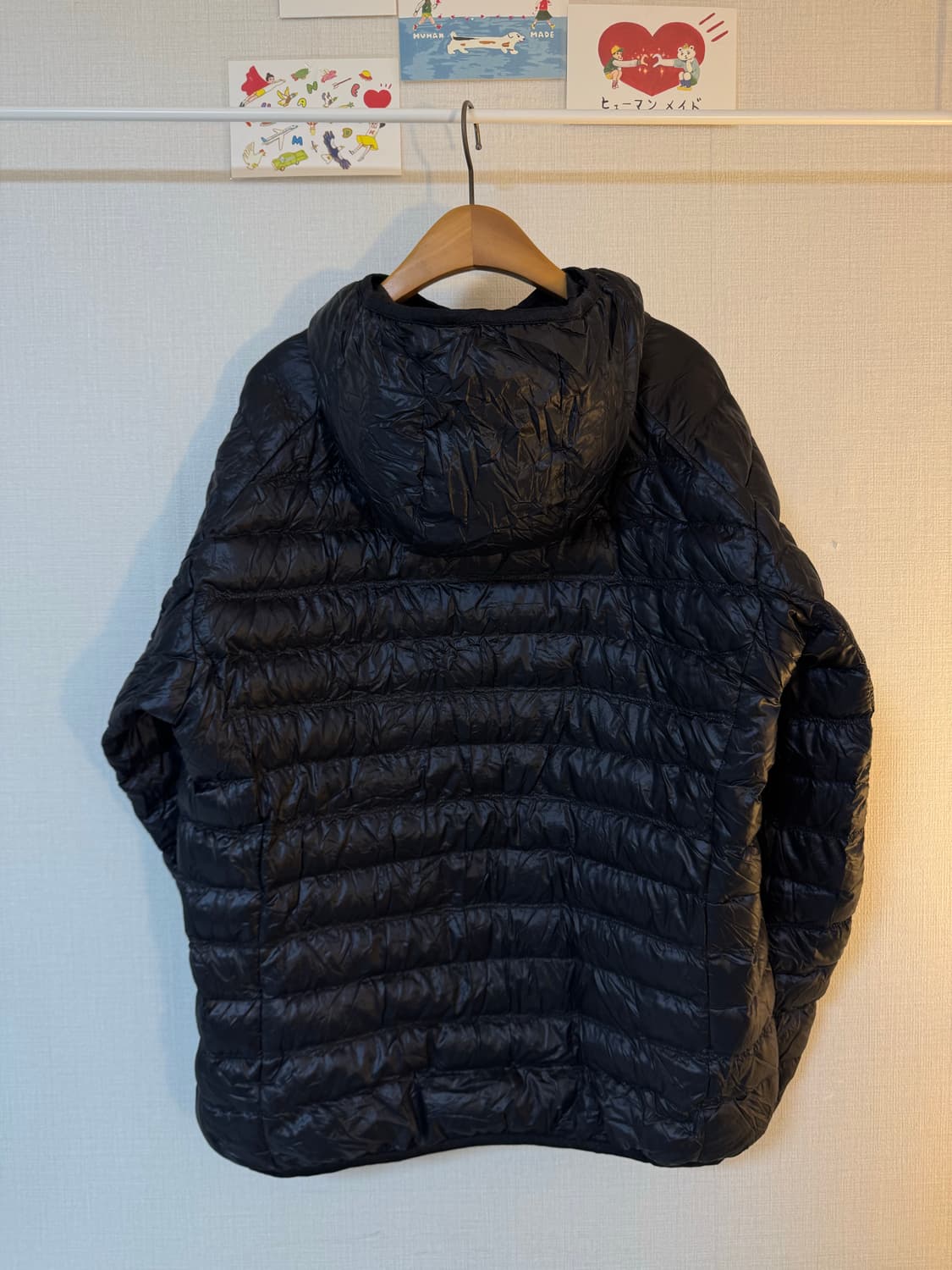 [L]유니클로 패커블 라이트 다운 패딩자켓 블랙 상품이미지3