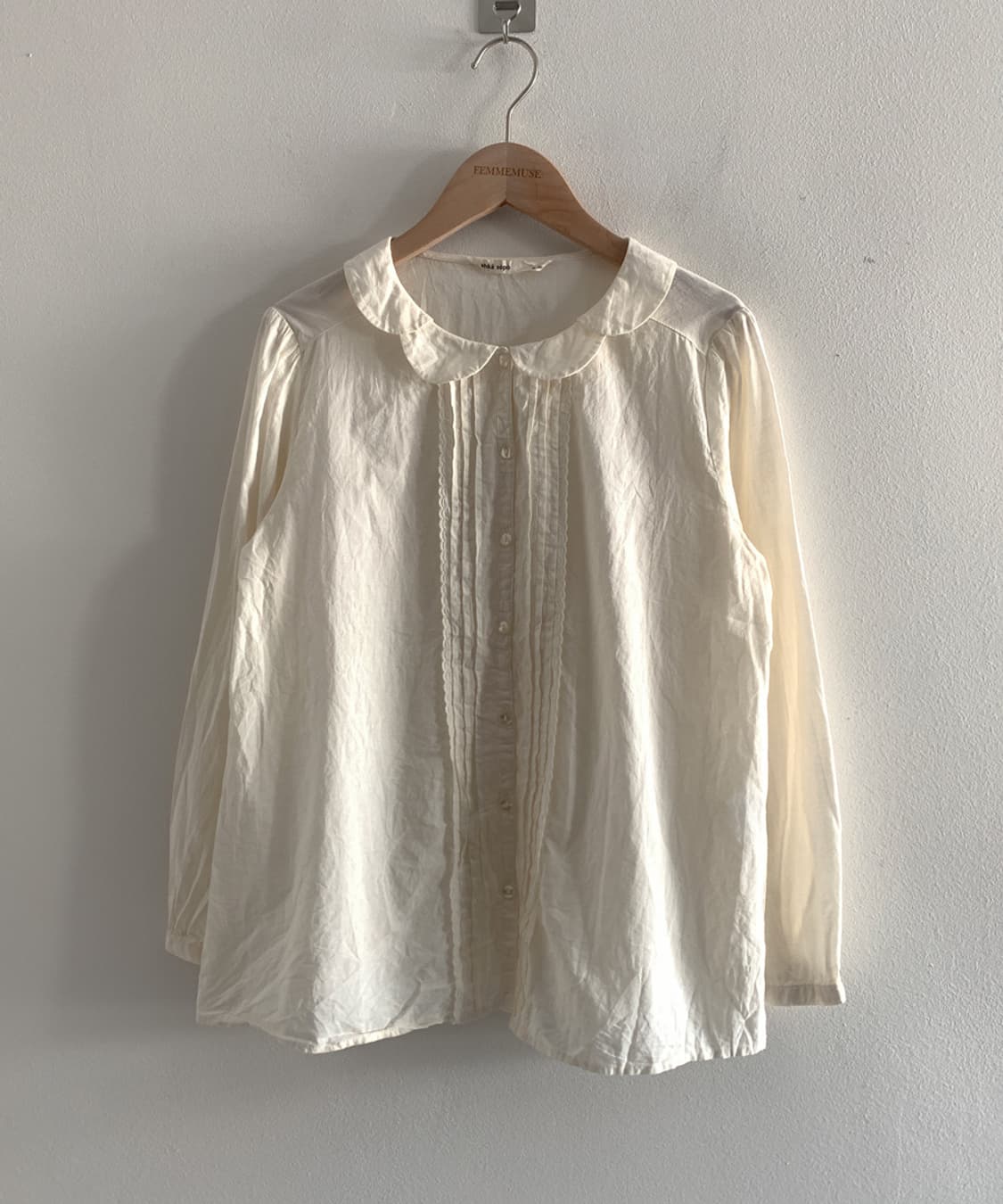 (Vintage)Lace Collar Blouse Shirts 상품이미지1