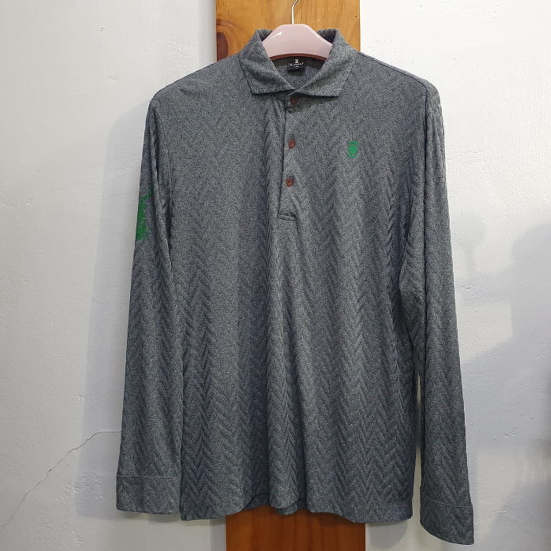 와이드앵글 긴팔 카라 골프티(110) 상품이미지1