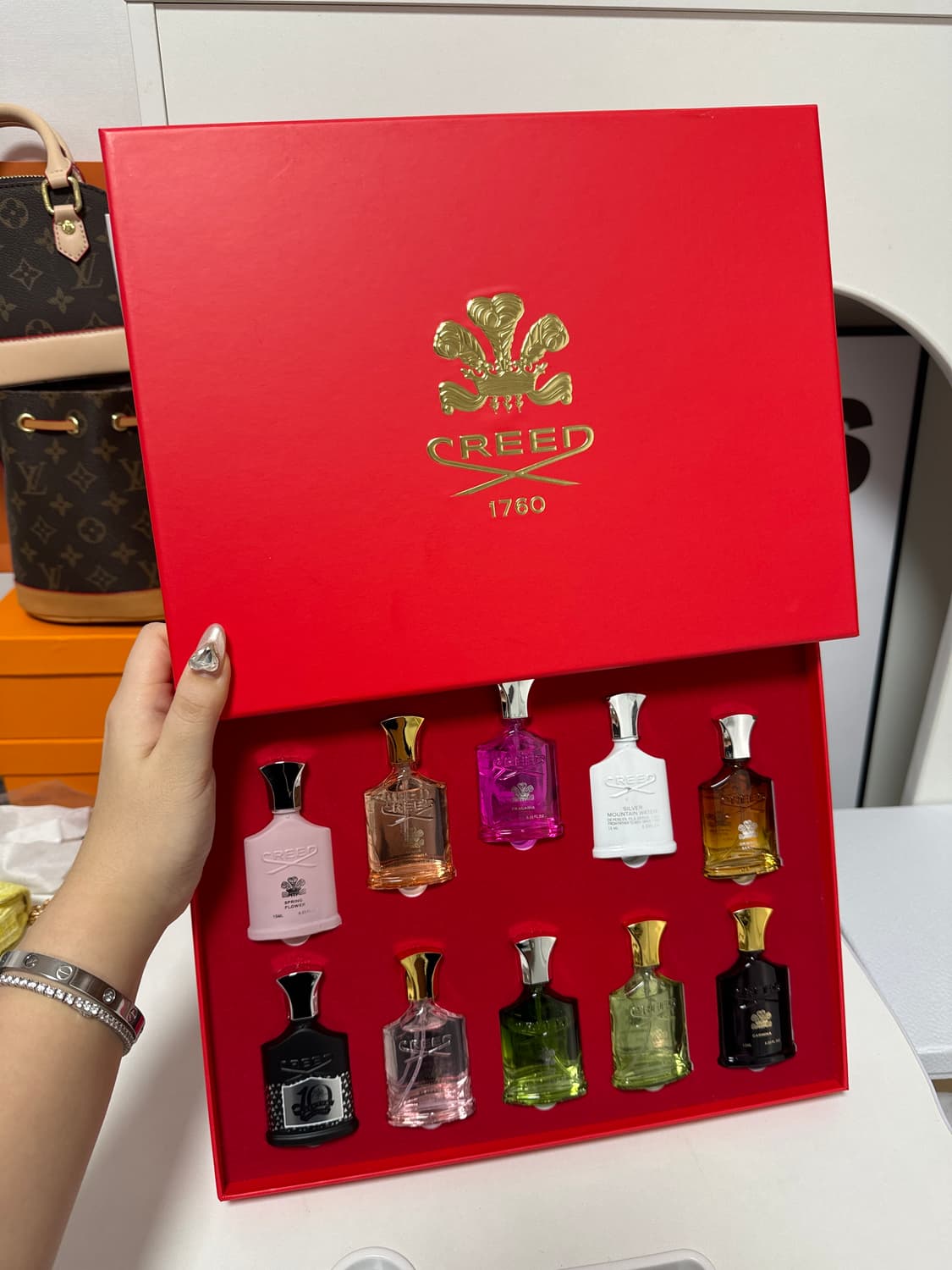 (새상품) 크리드 미니어처향수 15ml x 10개세트 레드에디션 상품이미지1