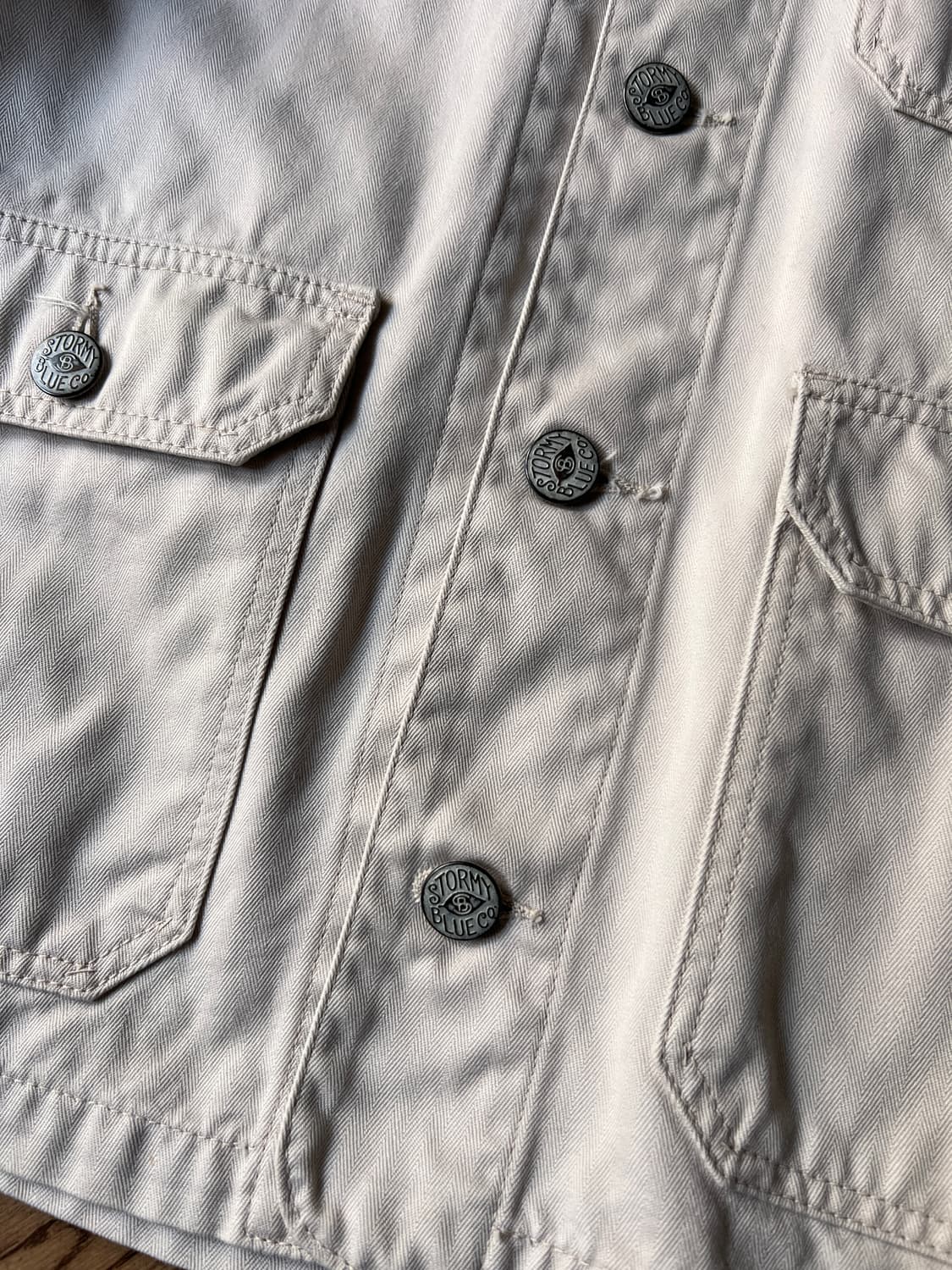 [S]Stormy Blue by 페로우즈 빈티지 패치 워크 자켓 상품이미지5