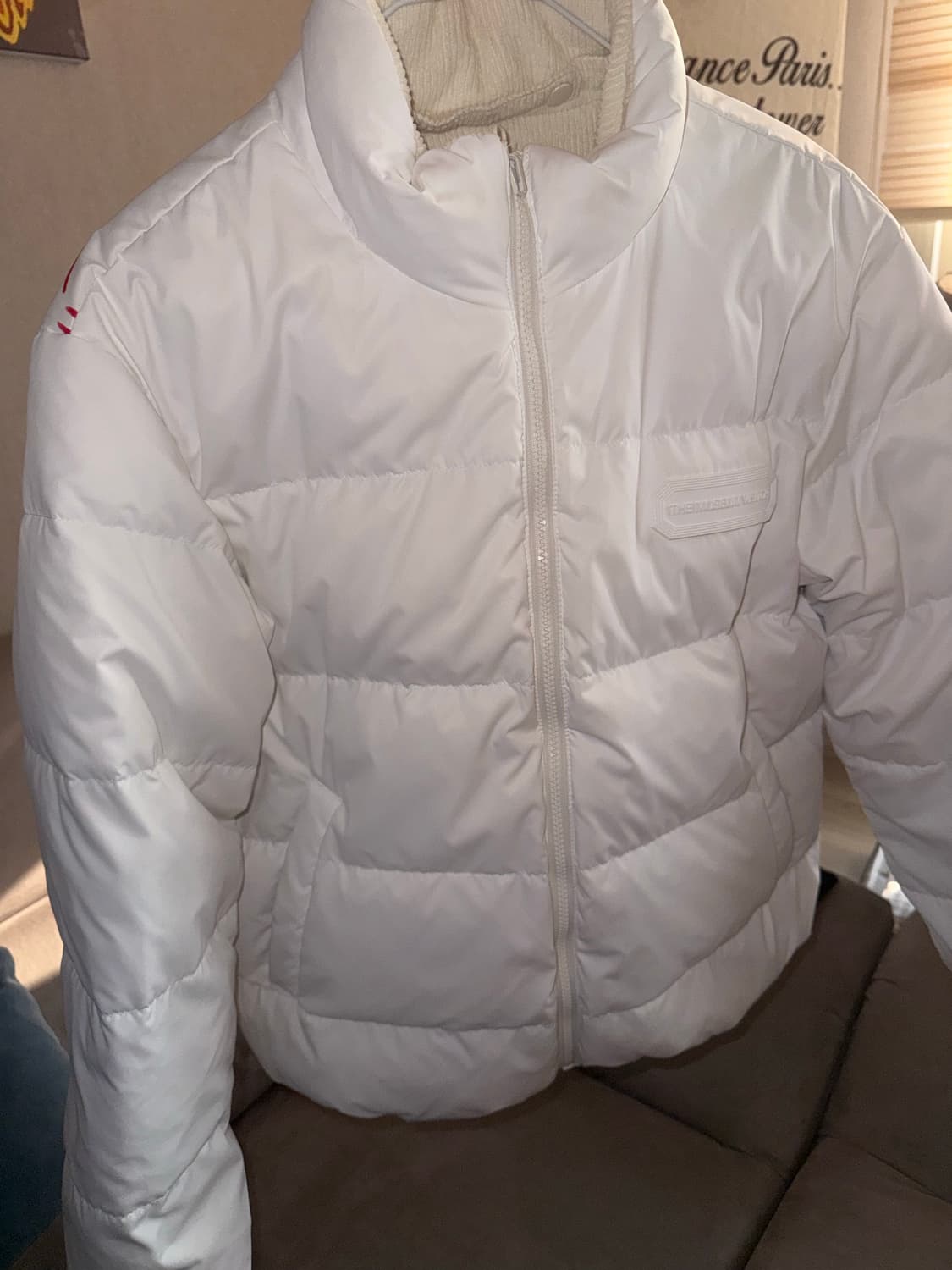 마뗑킴X더뮤지엄비지터 리버시블 화이트코듀로이패딩 혜인서무신사미스치프 상품이미지5