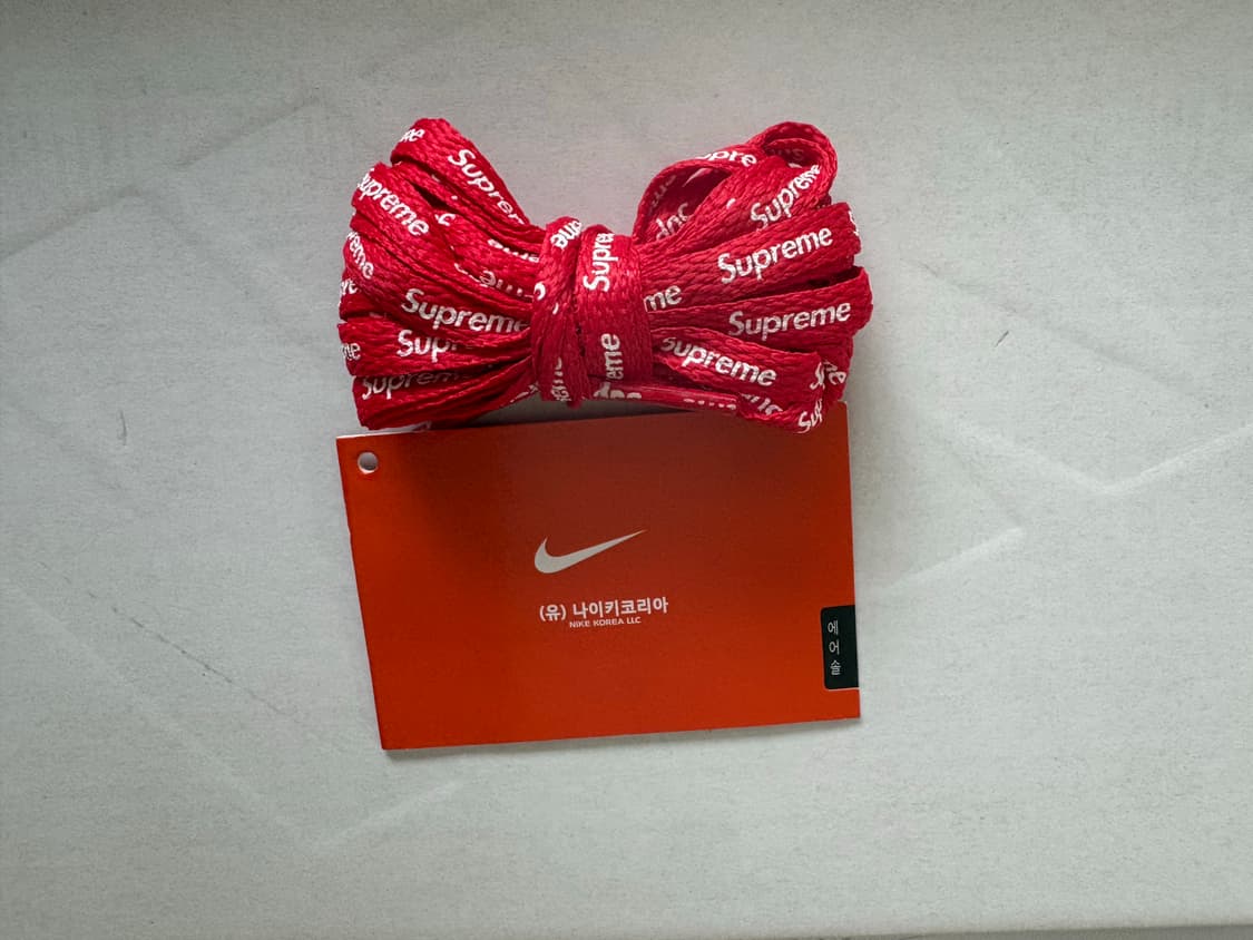 나이키 슈프림 에어포스1 미드 화이트 290 상품이미지8