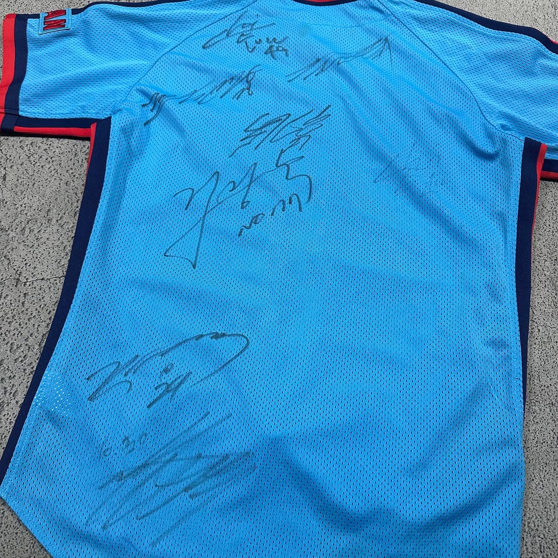 롯데자이언츠 정보근 김상수 유강남 최이준 등 동료 친필싸인 야구 유니폼 상품이미지5