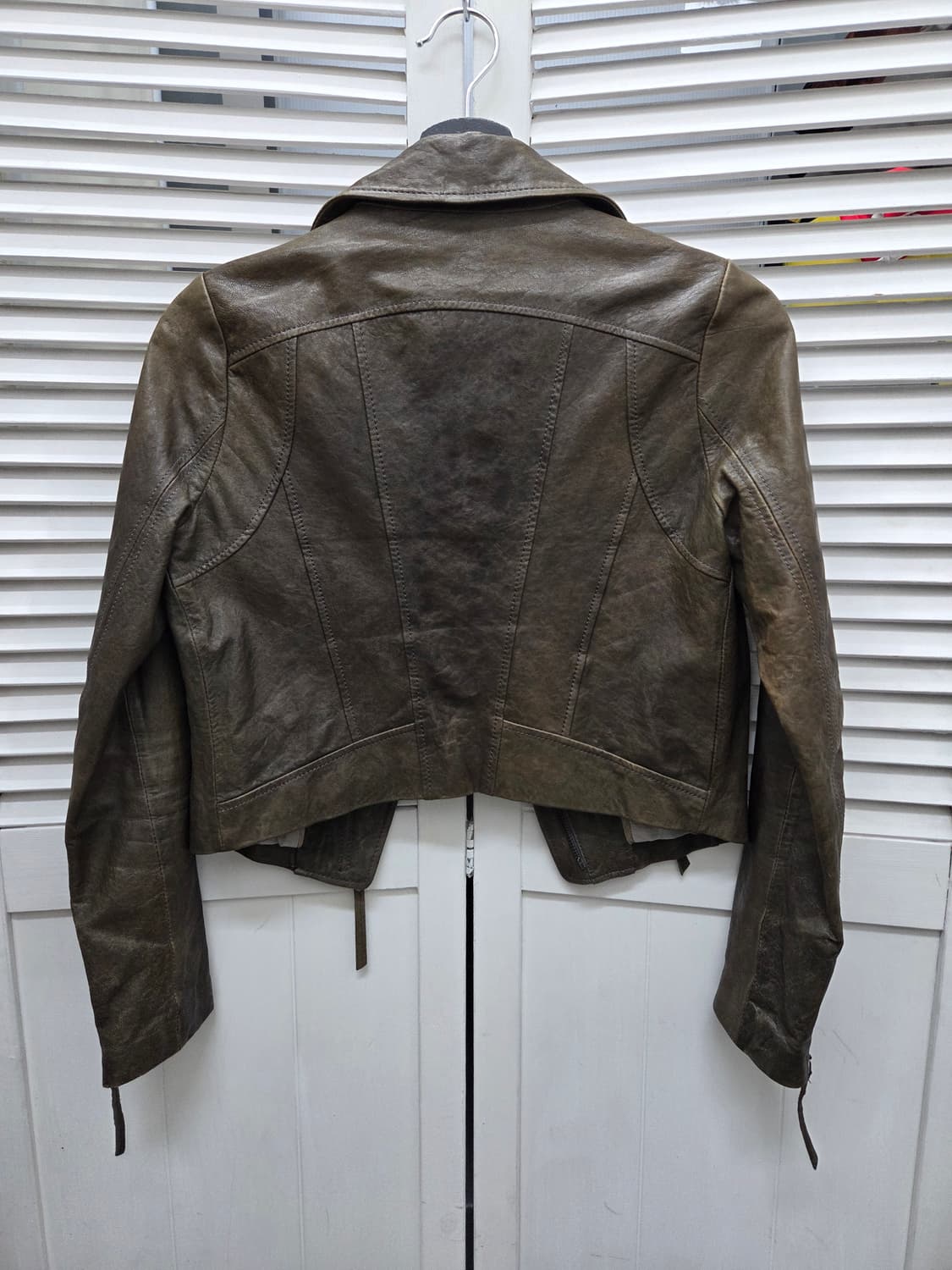 마쥬 양가죽 라이더 자켓 상품이미지3